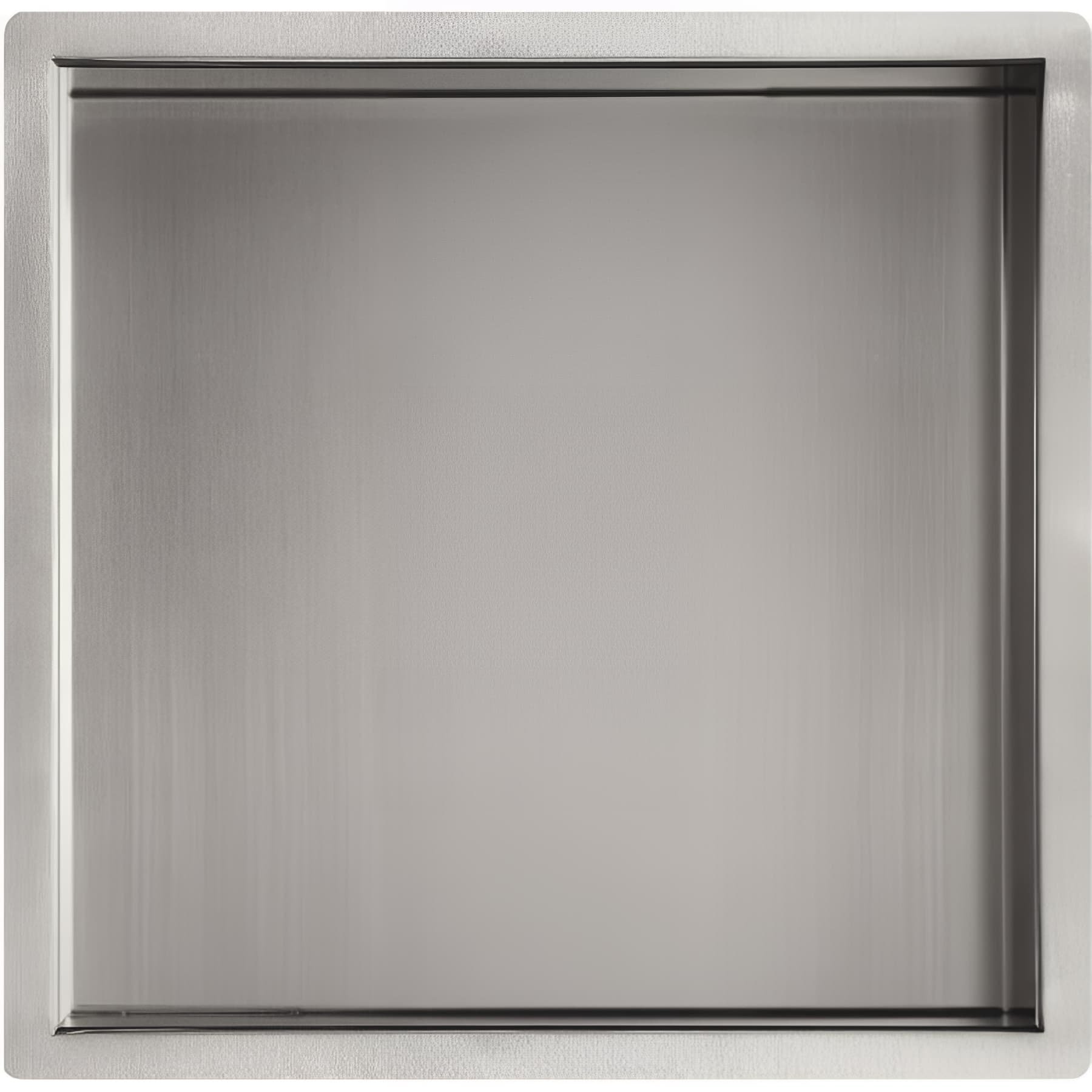 Niche encastrable Gamme PRO PELLET montage facile L300 x H300 x P83 mm inox brossé 