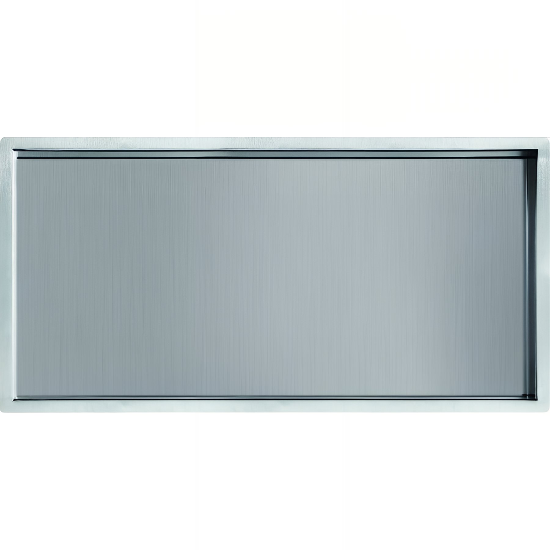 Niche encastrable Gamme PRO PELLET montage facile L600 x H300 x P83 mm inox brossé 