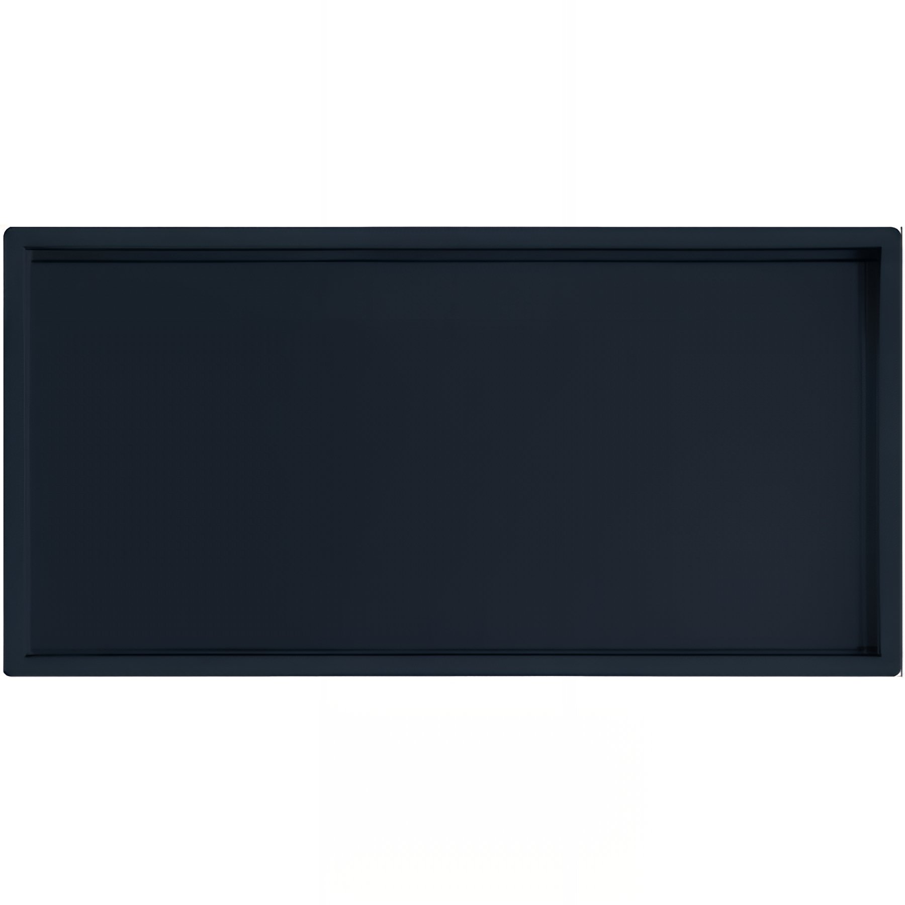 Niche encastrable Gamme PRO PELLET montage facile L600 x H300 x P83 mm inox noir mat 