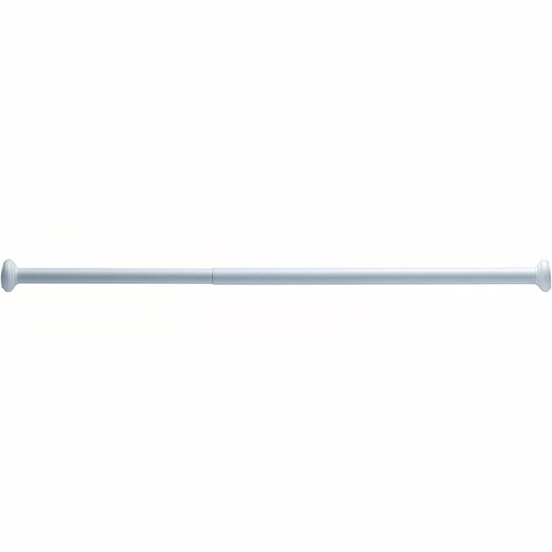 Porte-rideau Gamme PRO PELLET droit extensible 1200 à 2200 mm tube alu époxy blanc Ø 25 mm