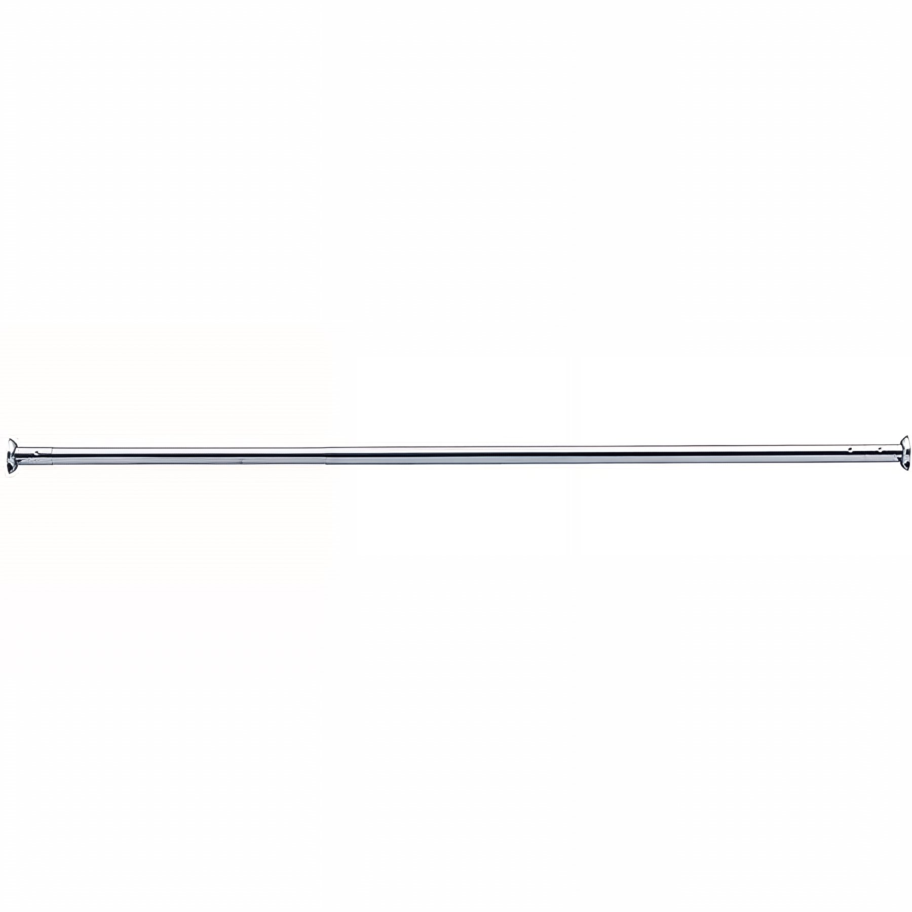 Porte-rideau Gamme PRO PELLET droit extensible 880 à 1longueur 50cm laiton chromé Ø 16 mm embases vis