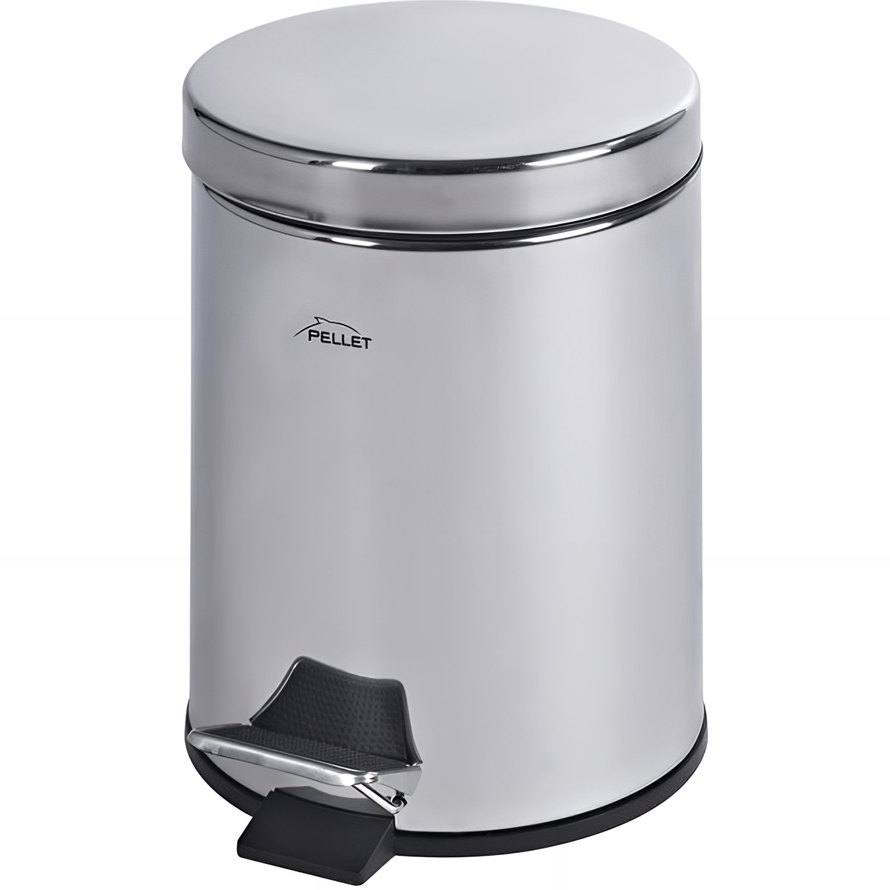 Poubelle à pédale Gamme PRO PELLET 5 litres 284x260 mm Ø 203 mm acier inoxydable anti-corrosion