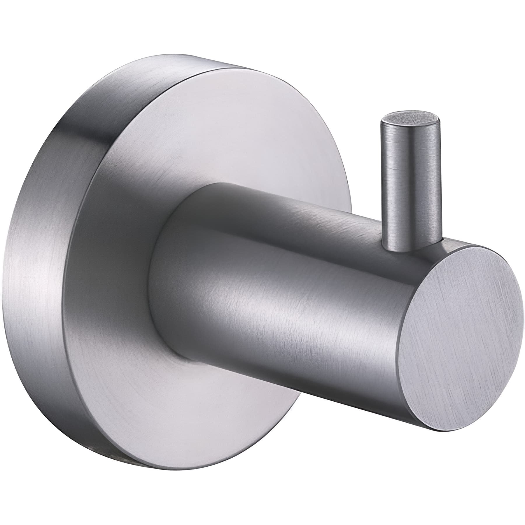 Porte-peignoir Gamme PRO PELLET 1 tête STYLE profondeur 45 mm inox brossé