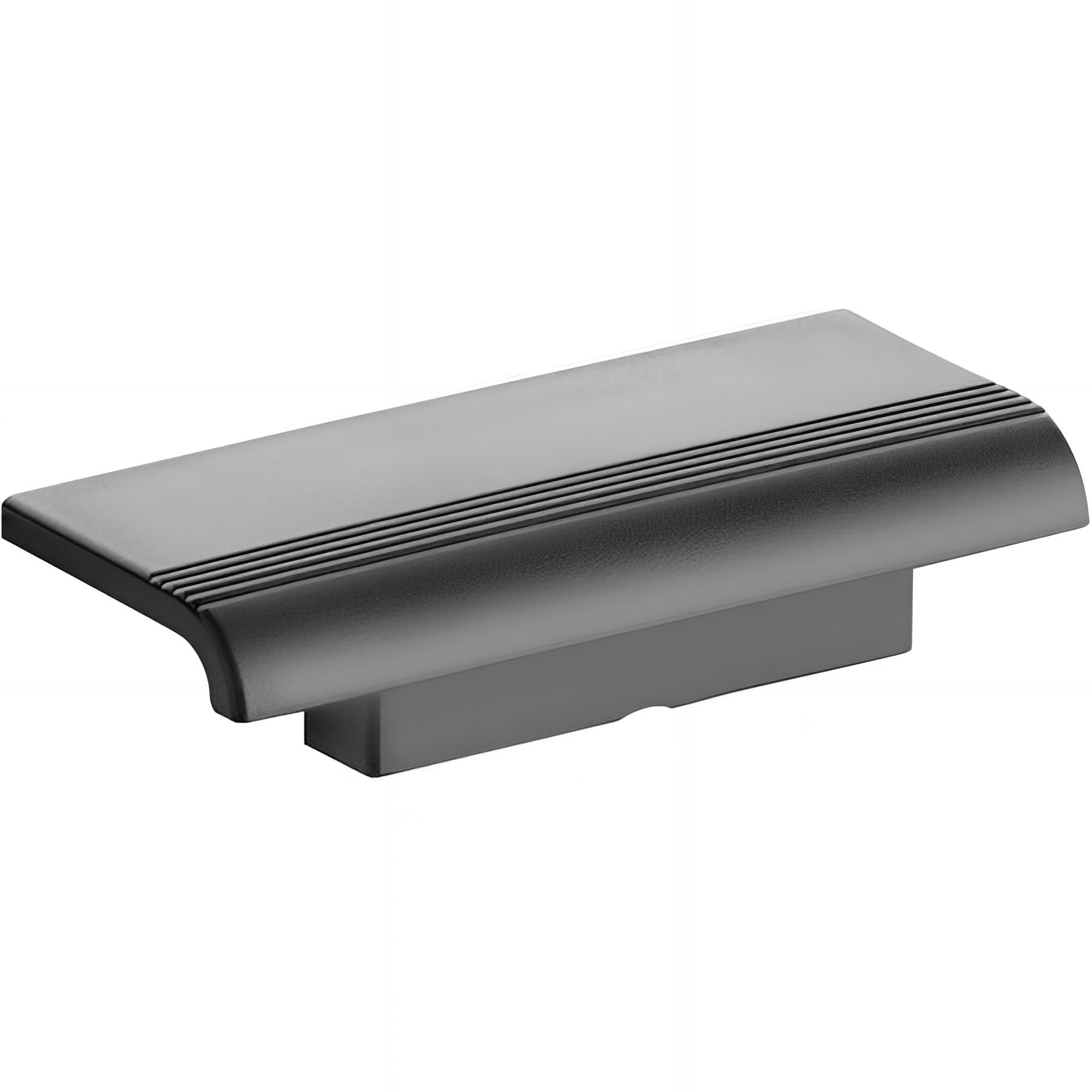 Tablette de douche Gamme PRO PELLET à clipser 97 x 230 x 78 mm polymère noir mat