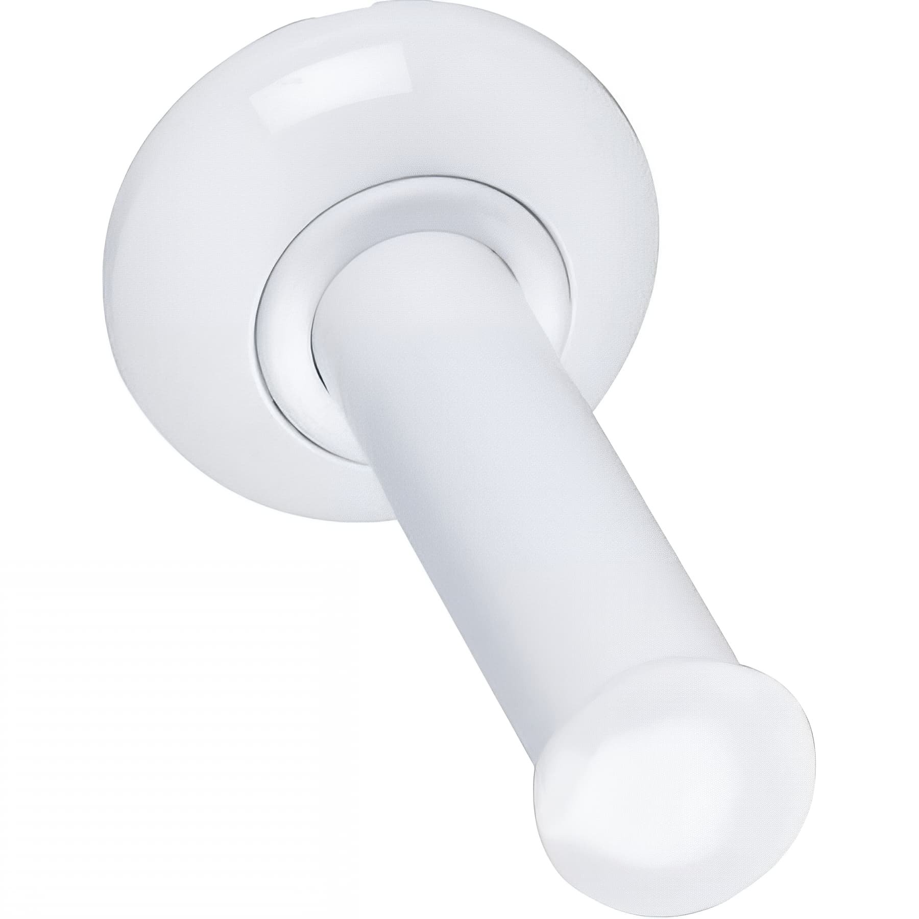 Distributeur papier WC Gamme PRO PELLET rouleau 132 mm acier blanc Ø 25mm fixations invisibles