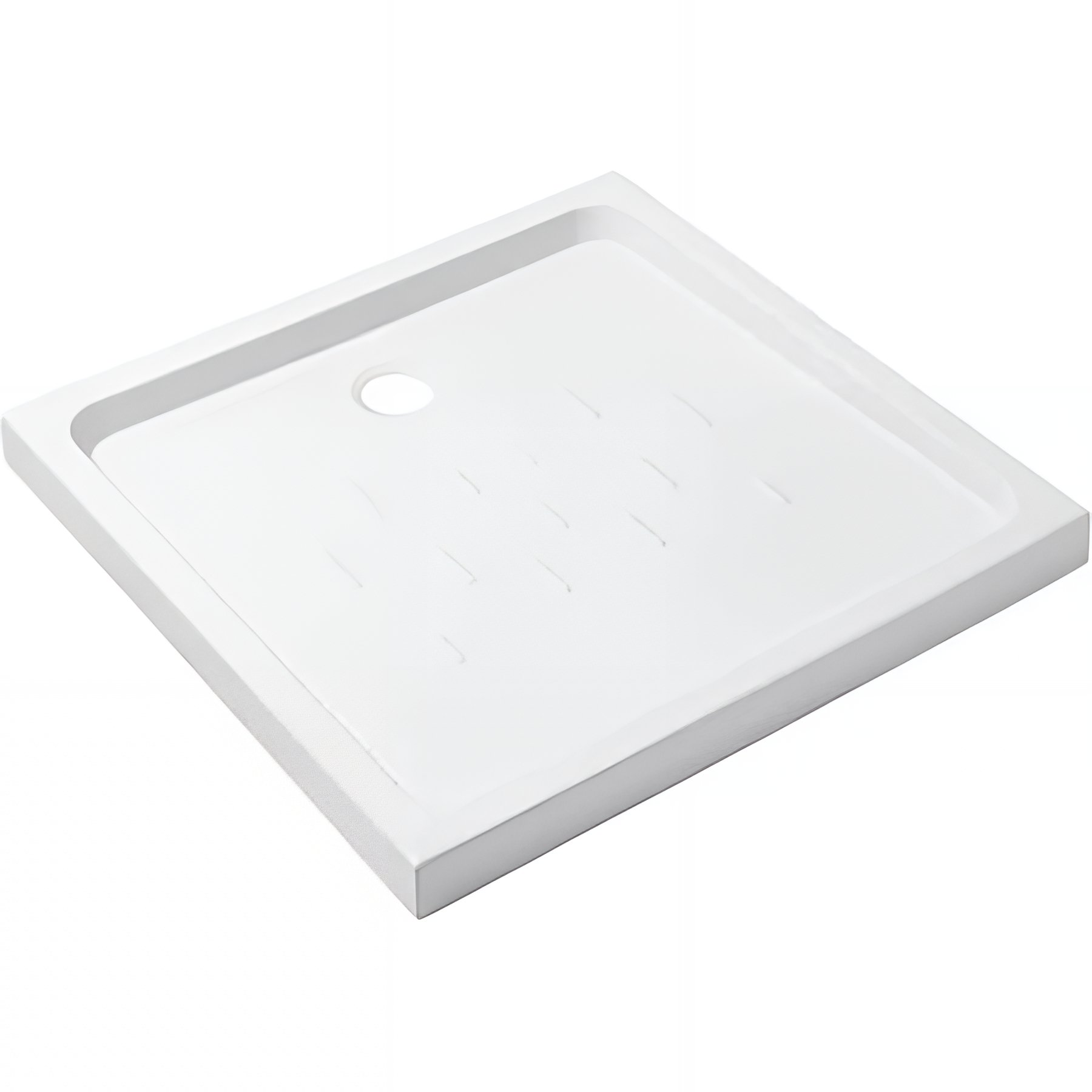 Receveur de douche céramique traditionnelle SANINDUSA 80x80 Moraira Plus couleur blanc