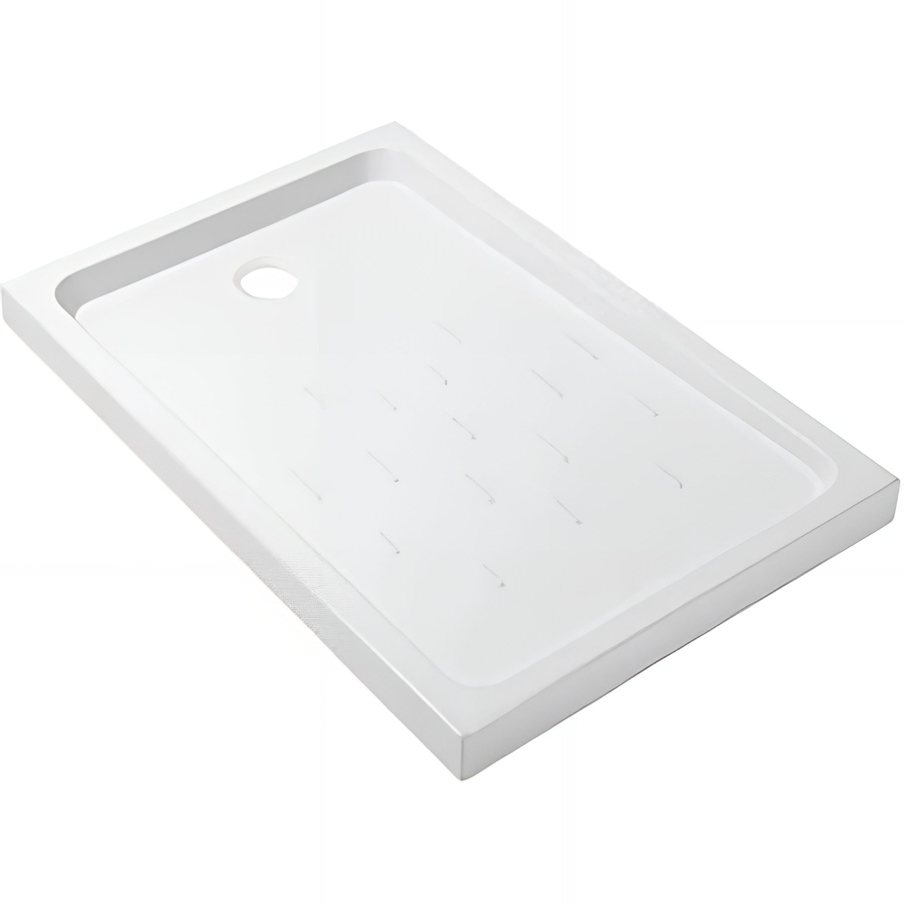 Receveur de douche céramique traditionnelle SANINDUSA 100x80 Moraira Plus couleur blanc