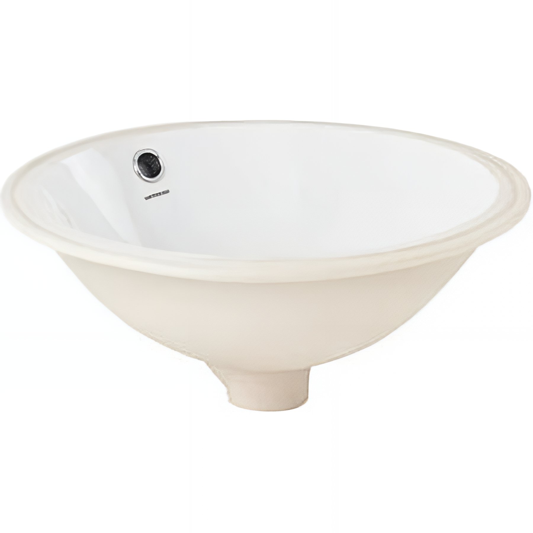 Vasque céramique traditionnelle SANINDUSA a encastrer par dessous Arc 46 couleur blanc    