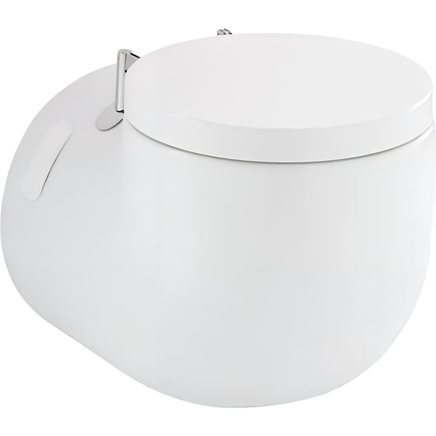 Cuvette de WC céramique traditionnelle SANINDUSA suspendu WCA couleur blanc    