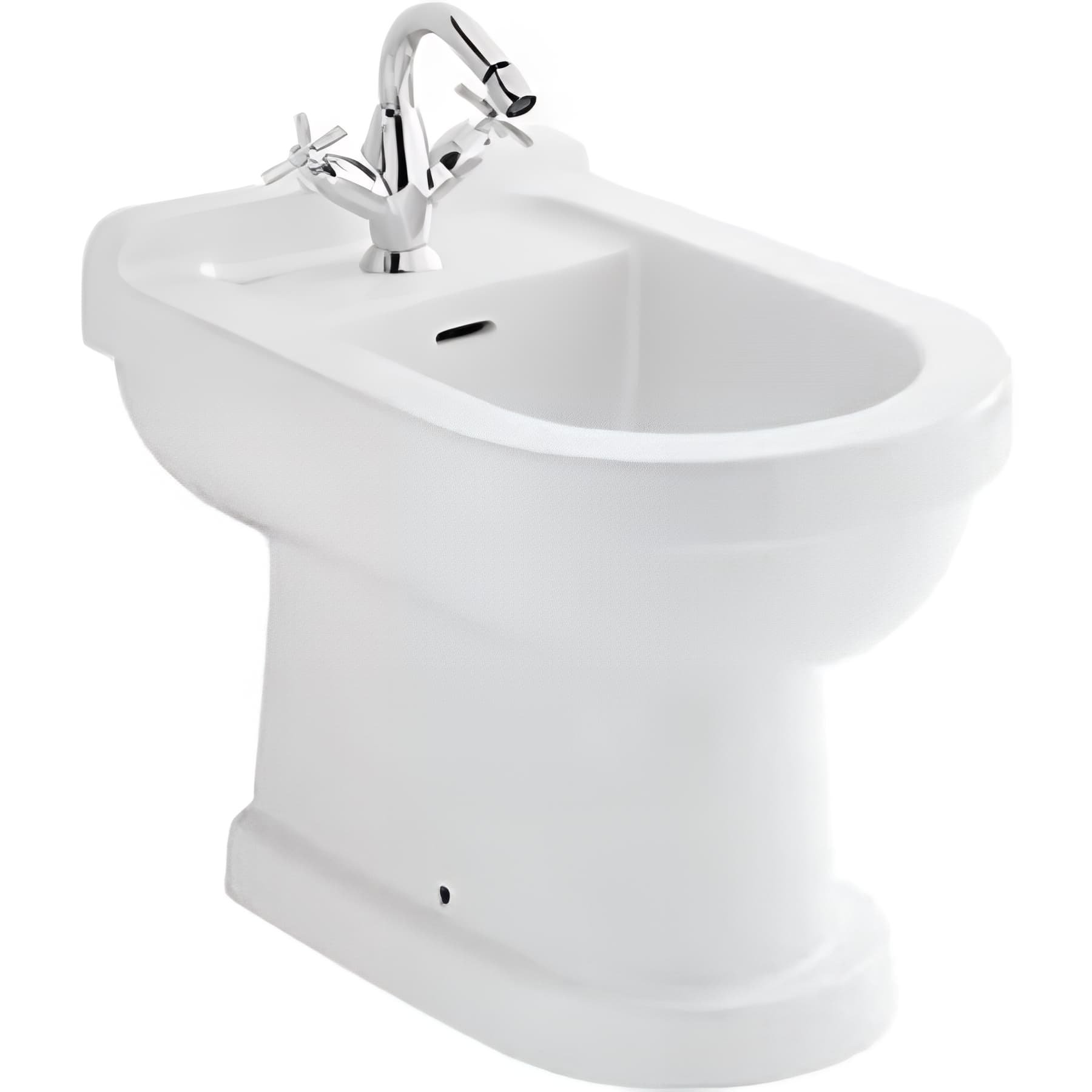 Bidet Vintage céramique traditionnelle SANINDUSA couleur blanc    