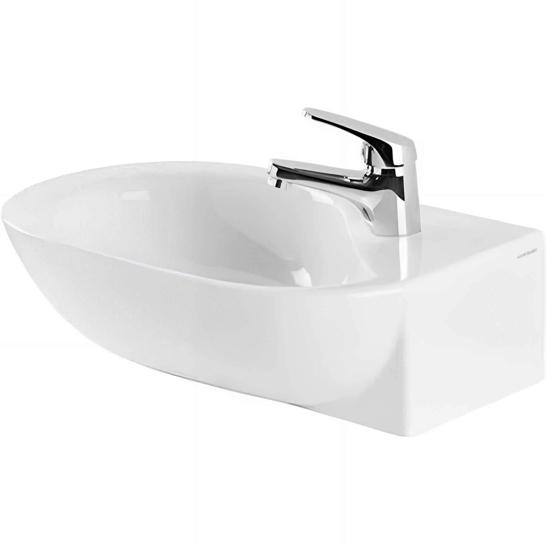 Lave mains mural Douro mural céramique traditionnelle SANINDUSA 51x31 couleur blanc