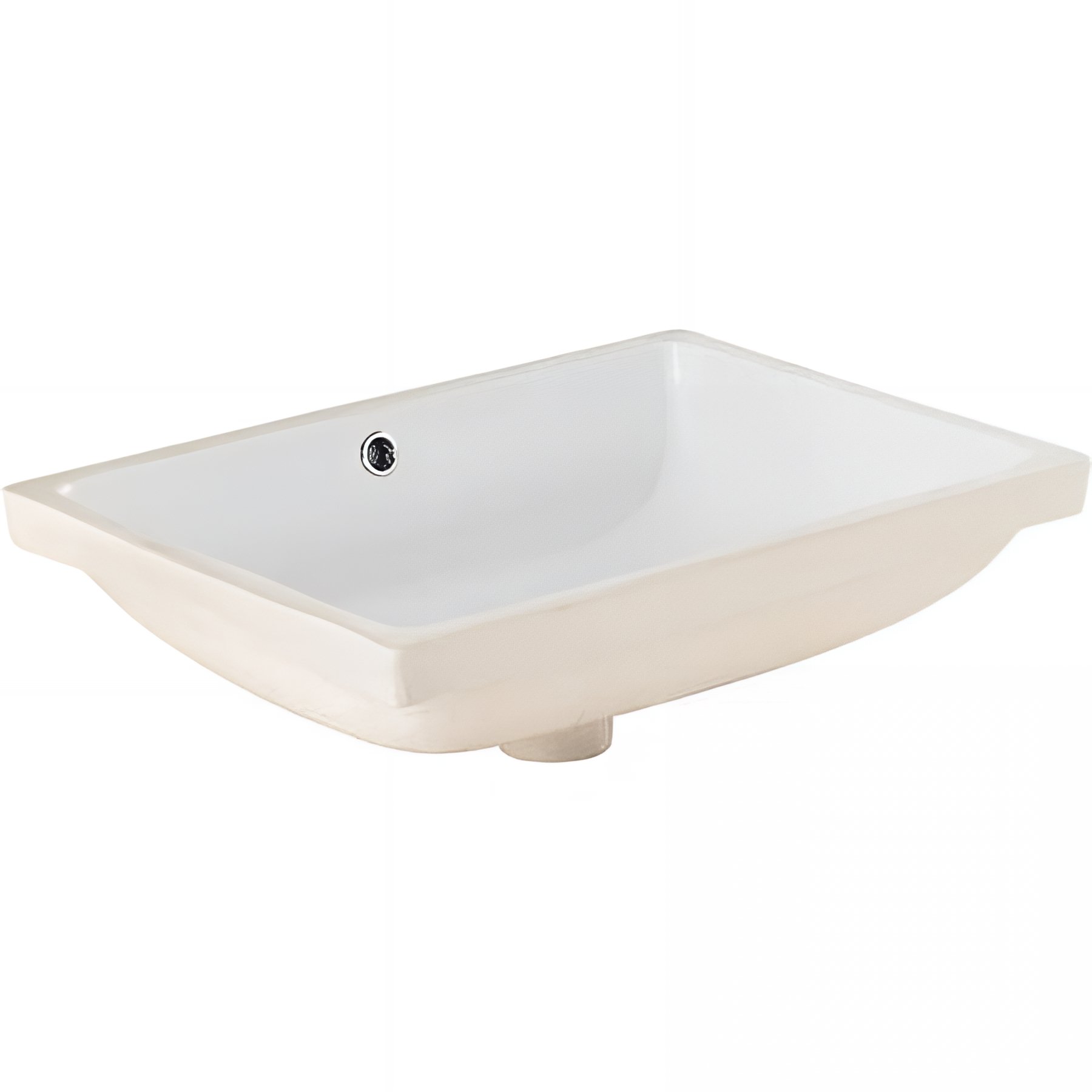 Vasque céramique traditionnelle SANINDUSA a encastrer par dessous Biar couleur blanc