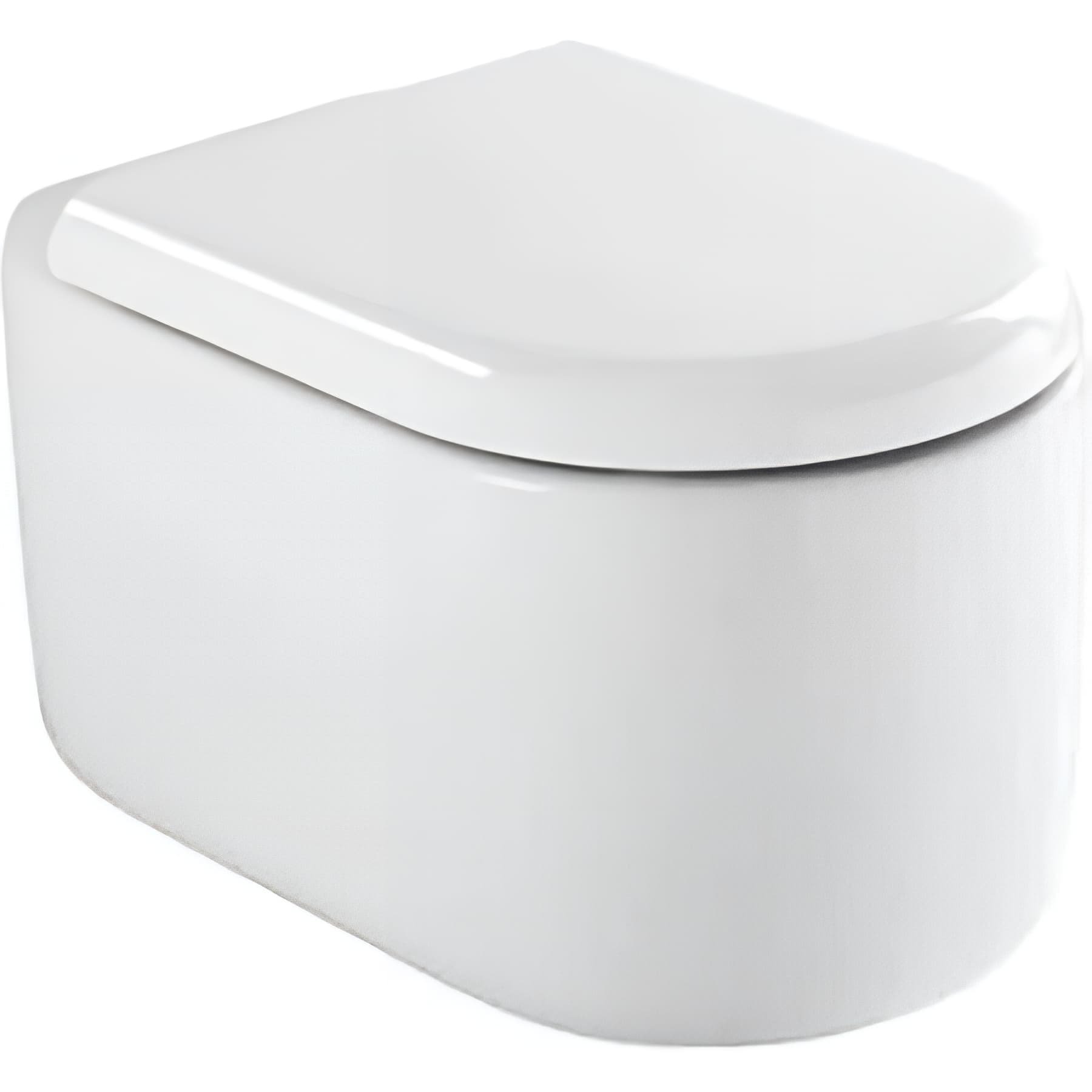 Cuvette de WC céramique traditionnelle SANINDUSA suspendue Status couleur blanc