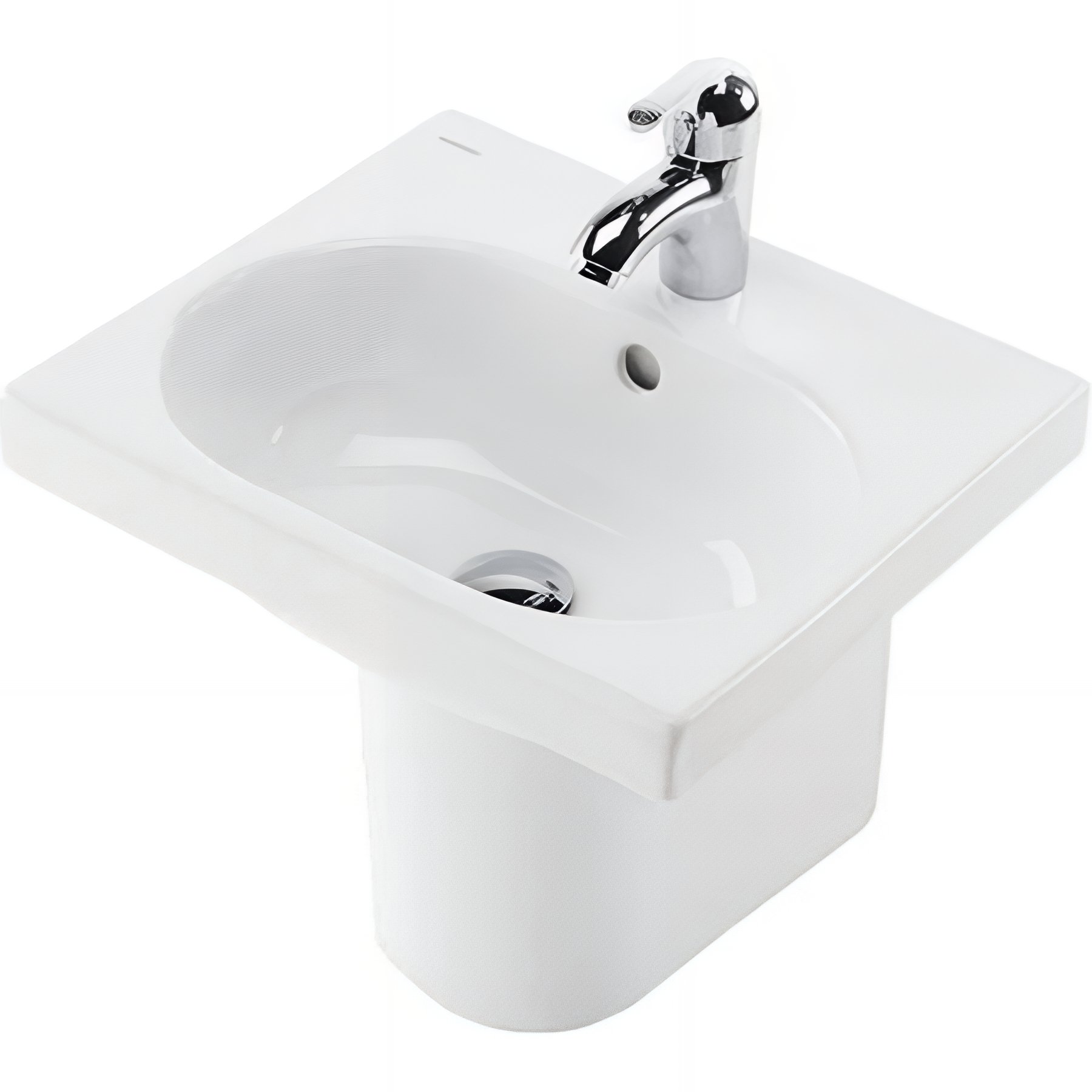 Demi colonne pour lavabo enfant WC kids sanitaires pour enfant couleur blanc