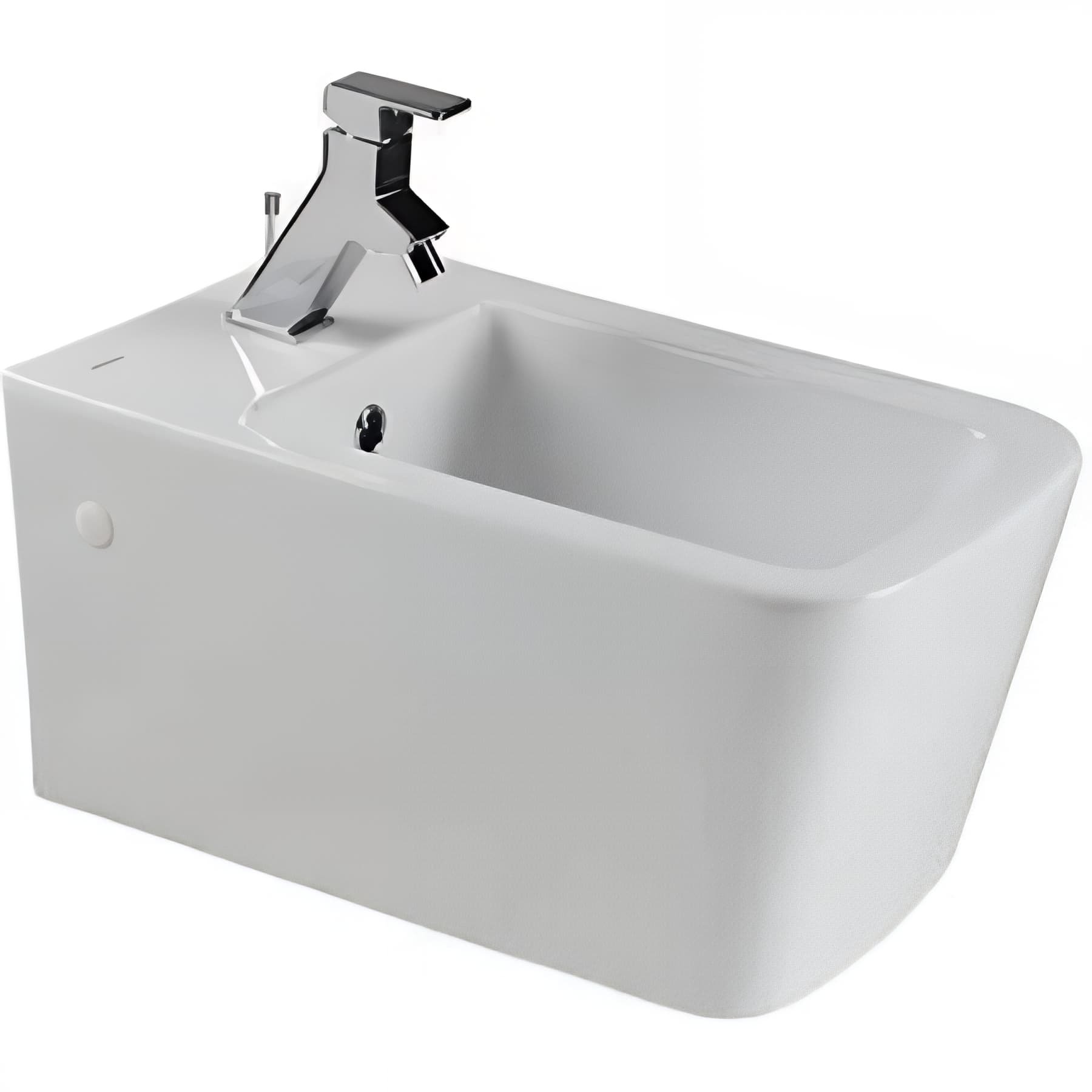 Bidet suspendu céramique traditionnelle SANINDUSA Advance couleur blanc    