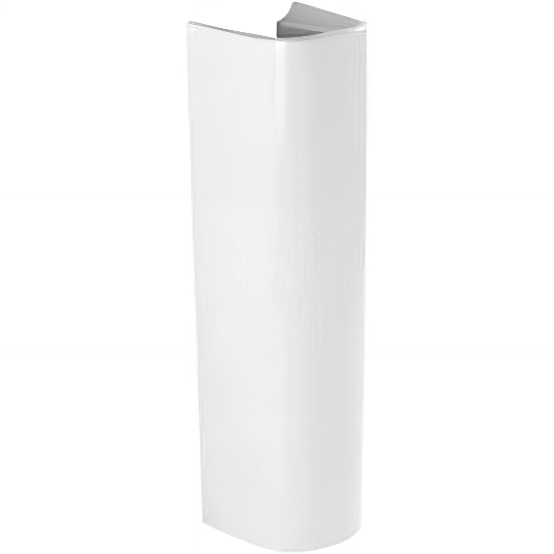 Colonne de lavabo série Look pour lavabo Look céramique traditionnelle SANINDUSA couleur blanc