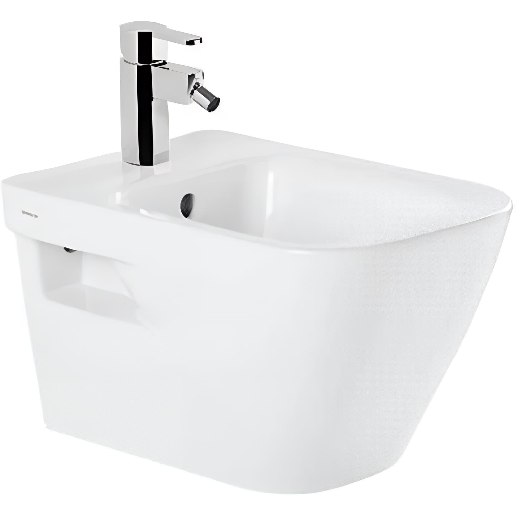 Bidet suspendu céramique traditionnelle SANINDUSA Look couleur blanc