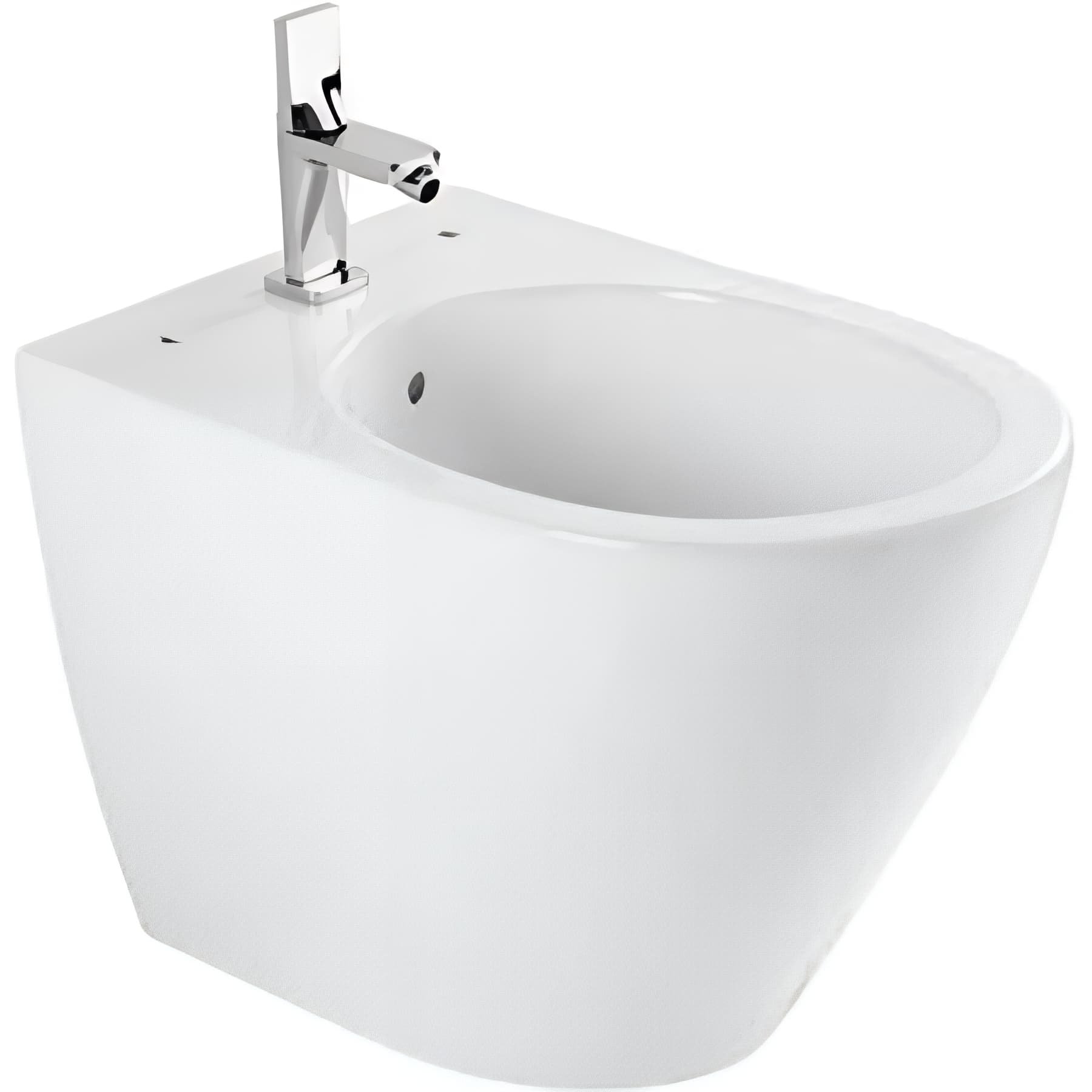 Bidet Sanlife céramique traditionnelle SANINDUSA avec trous Abattant WC couleur blanc