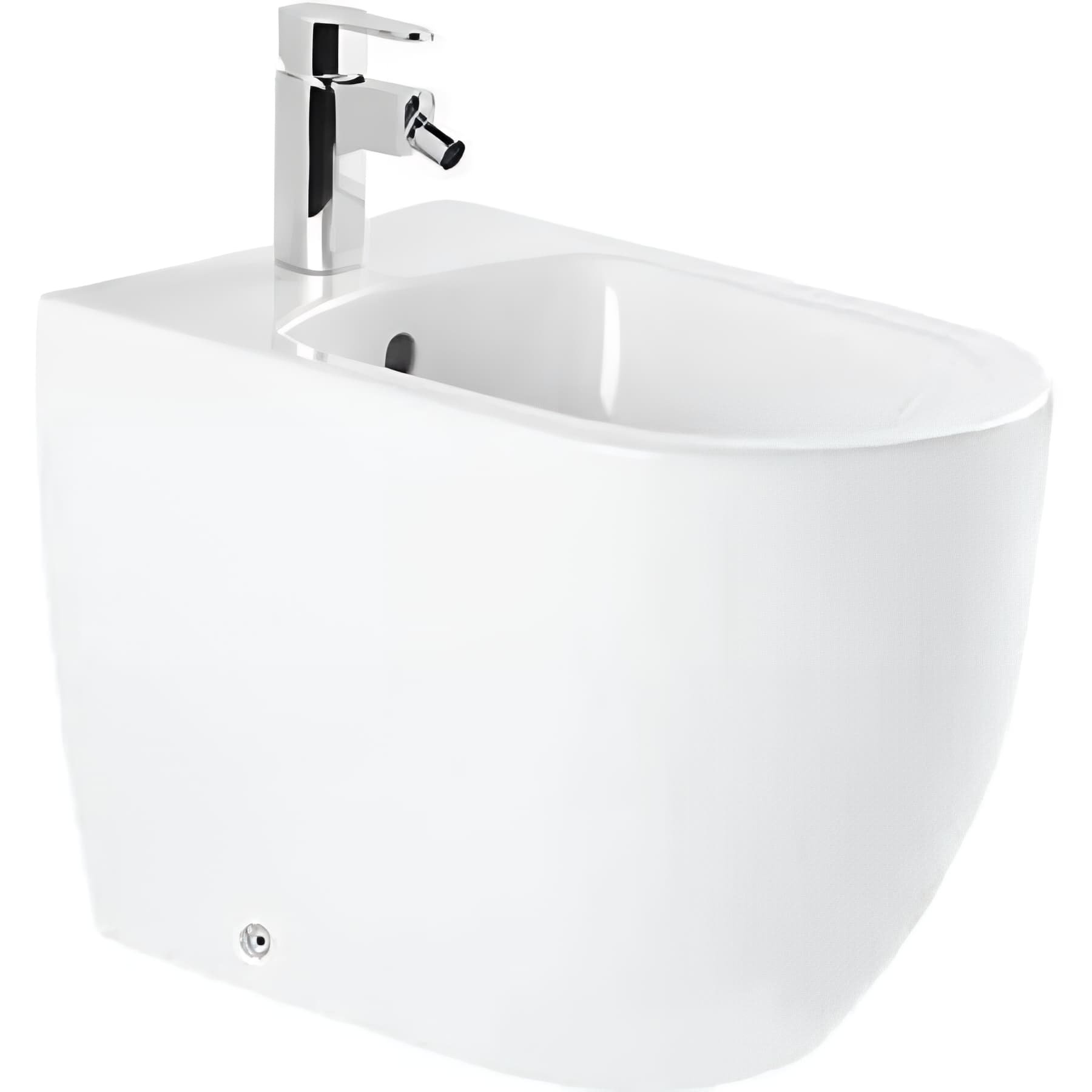 Bidet compact a poser au sol Sanibold couleur blanc