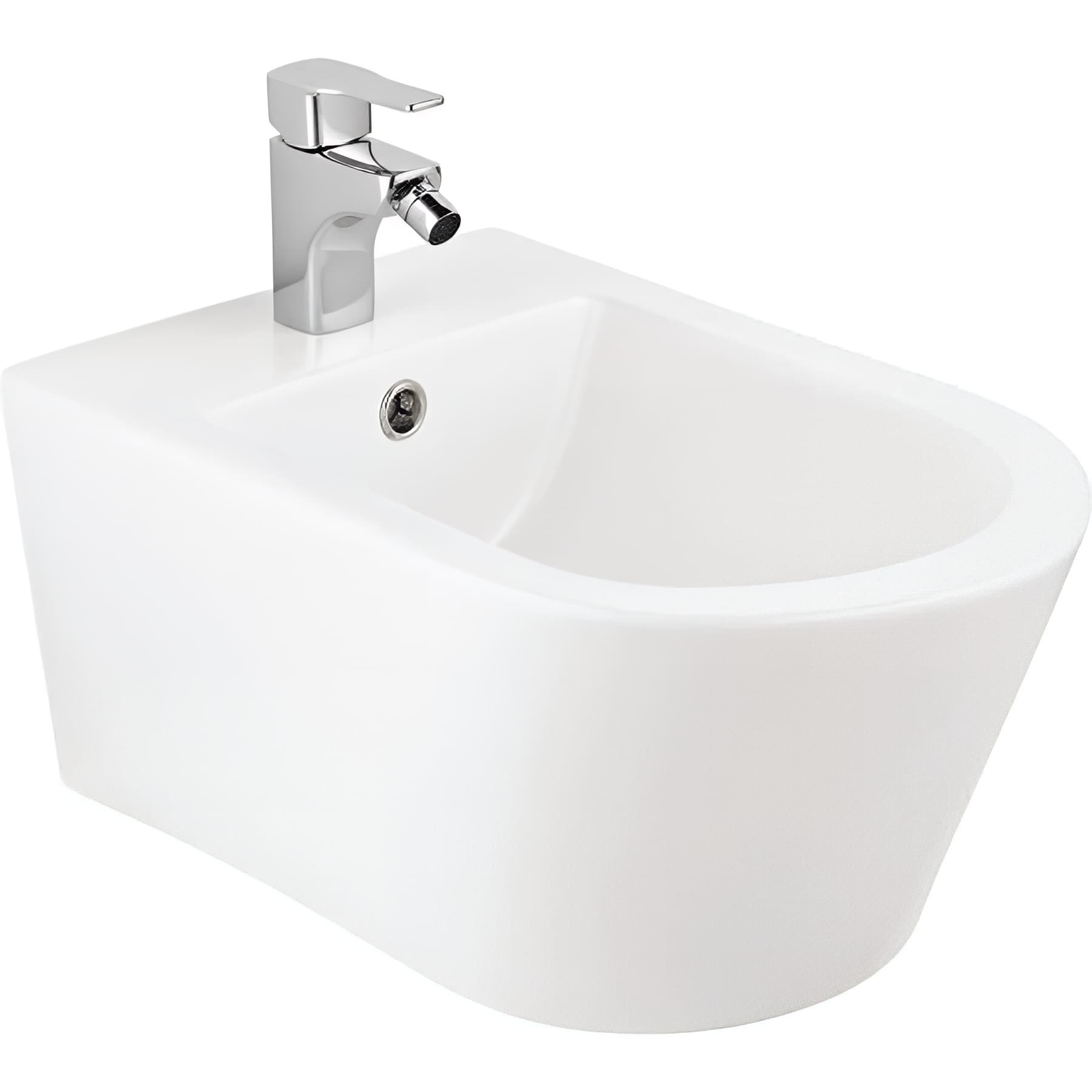 Bidet suspendu céramique traditionnelle SANINDUSA 52 UrbY couleur blanc