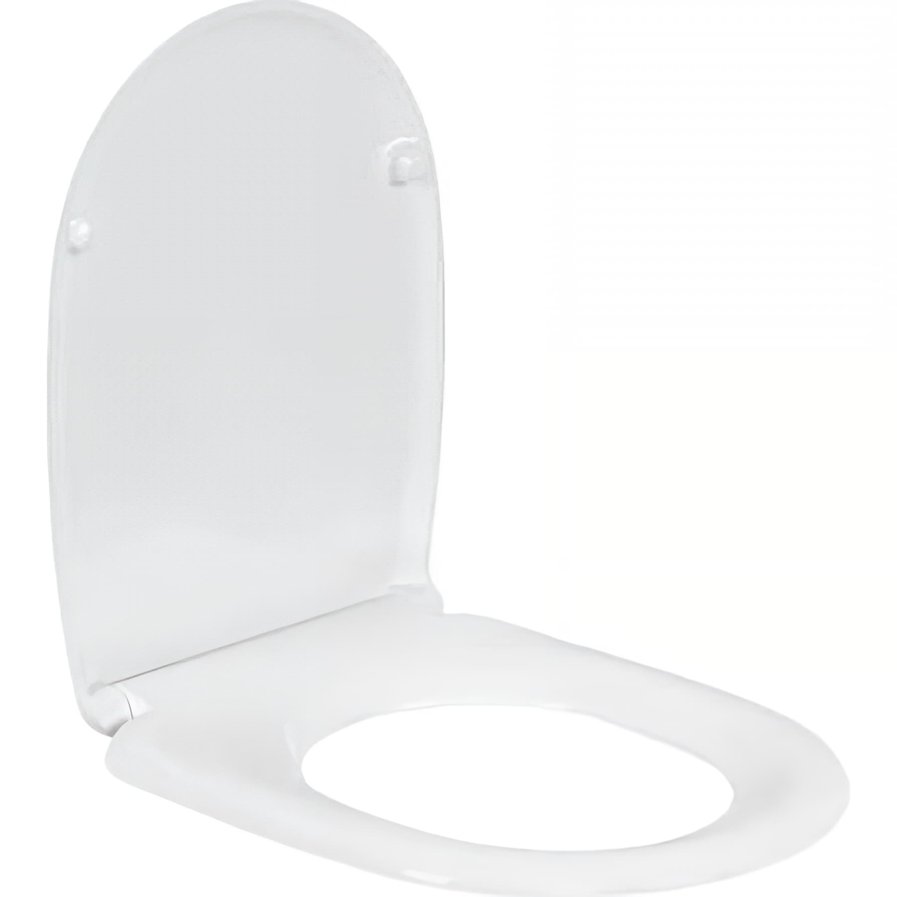 Abattant de WC avec système déclipsable Aveiro couleur blanc