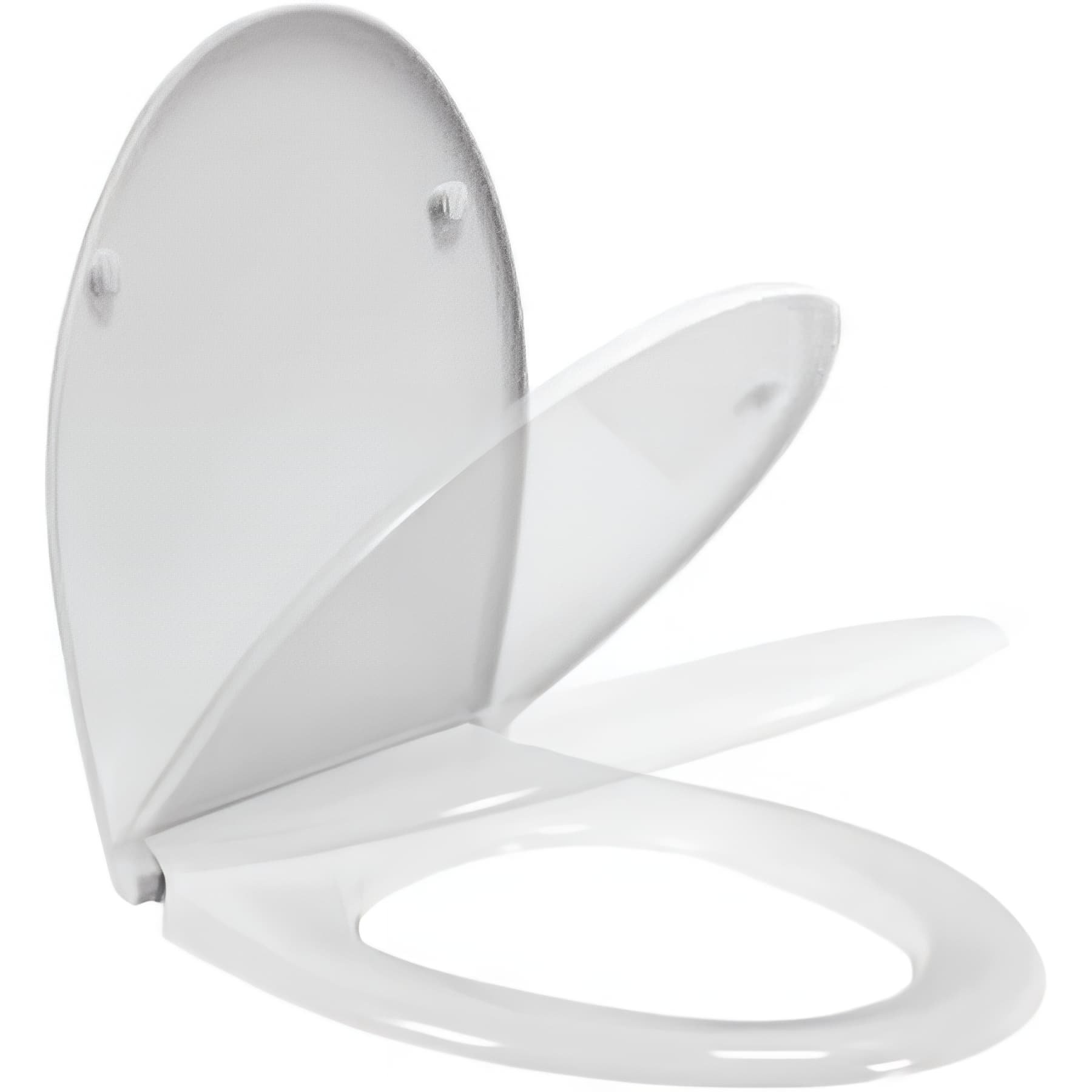 Abattant WC slow close frein de chute Cetus chrome couleur blanc