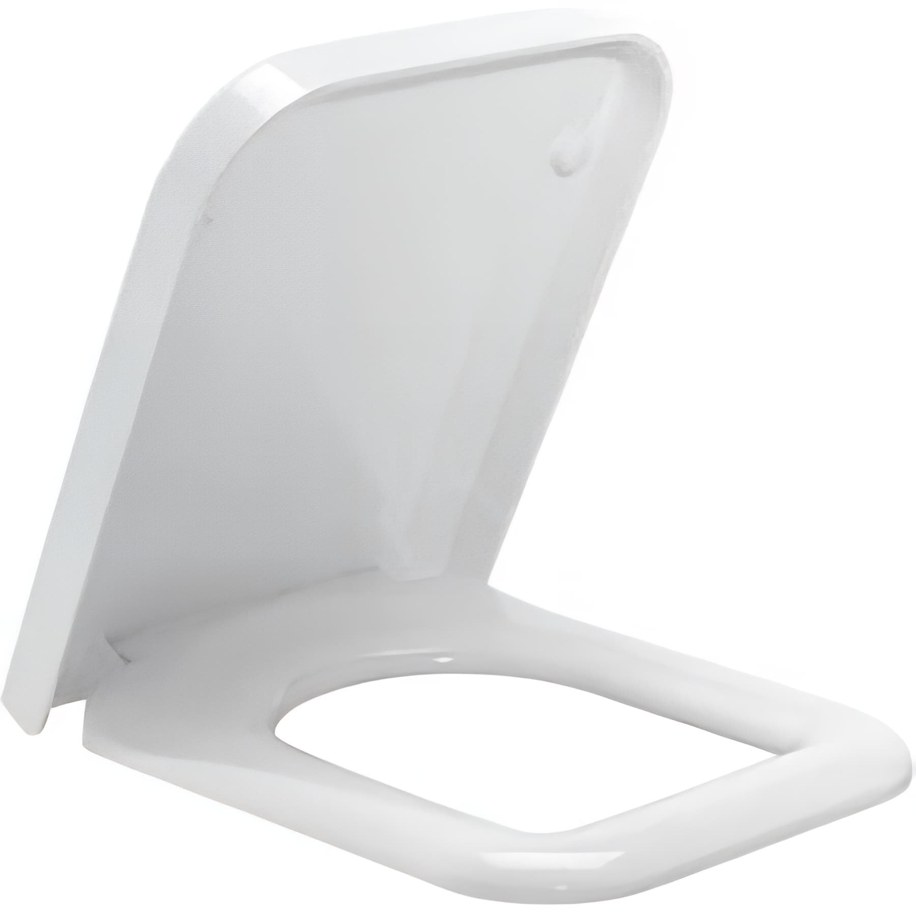 Abattant WC Advance chrome couleur blanc    