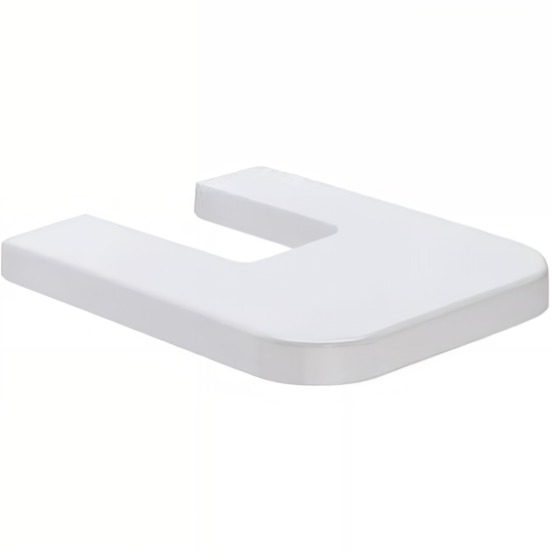 Abattant pour bidet céramique traditionnelle SANINDUSA a poser au sol Advance chrome couleur blanc