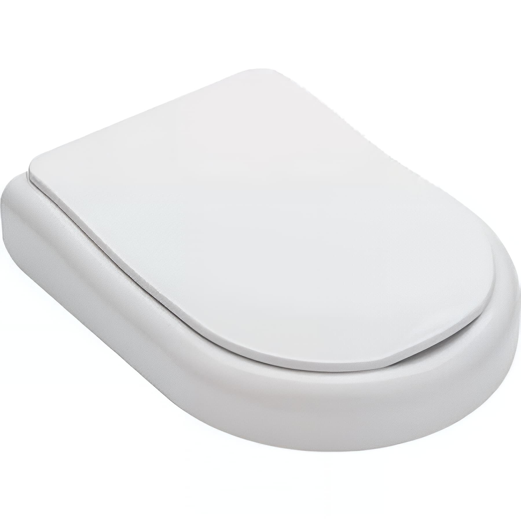 Abattant de WC PMR normes handicapé SANINDUSA New WC Care couleur blanc