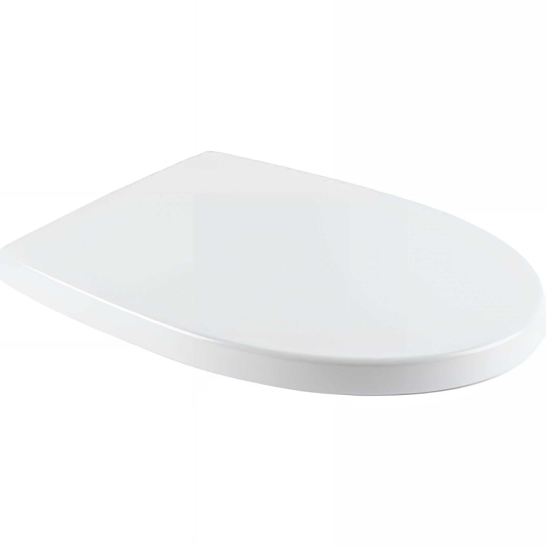 Abattant WC avec fixation supérieure Easy chrome couleur blanc