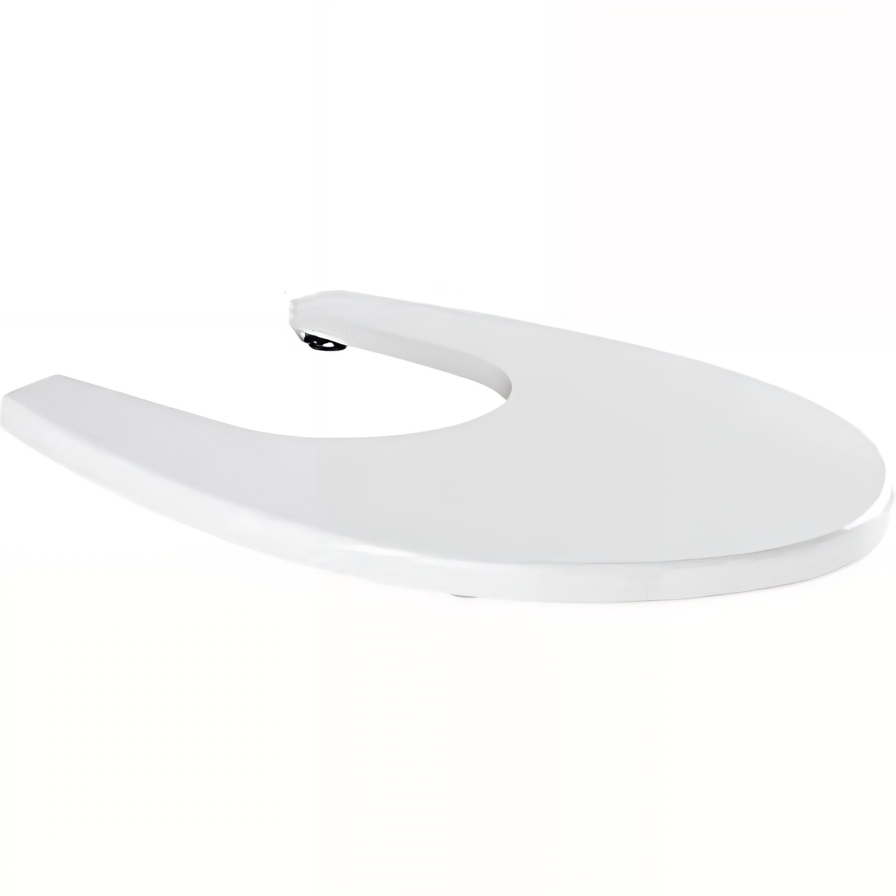 Abattant pour Bidet Easy céramique traditionnelle SANINDUSA a poser au sol chrome couleur blanc