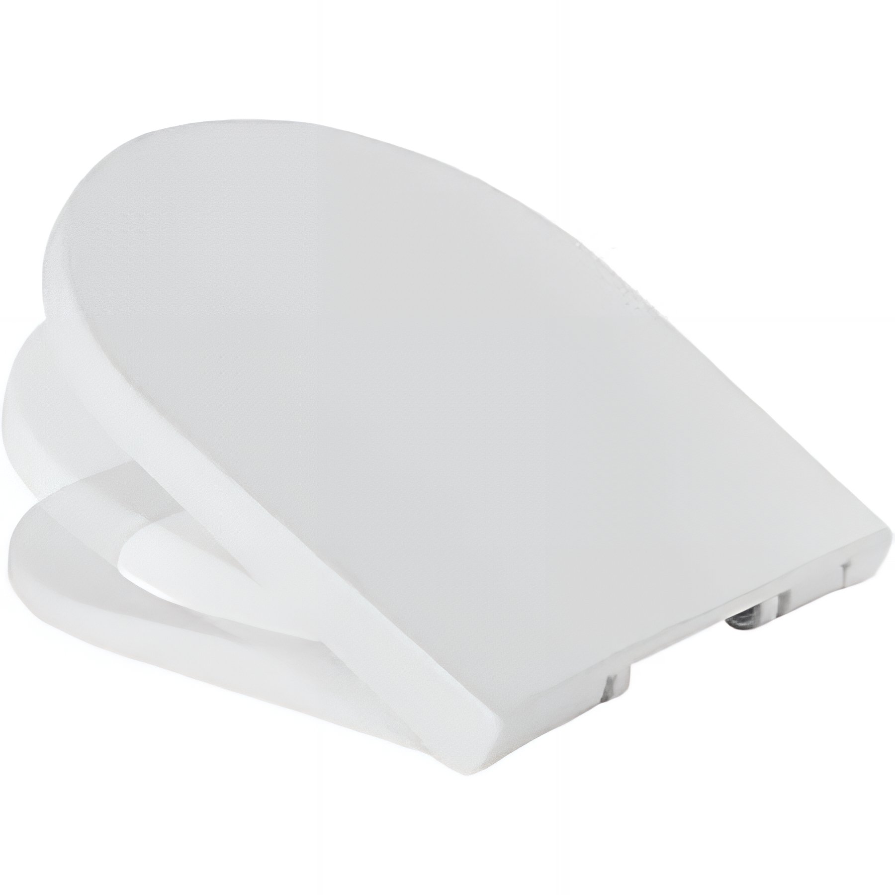Abattant WC Sanibold déclipsable slow close frein de chute couleur blanc et chrome