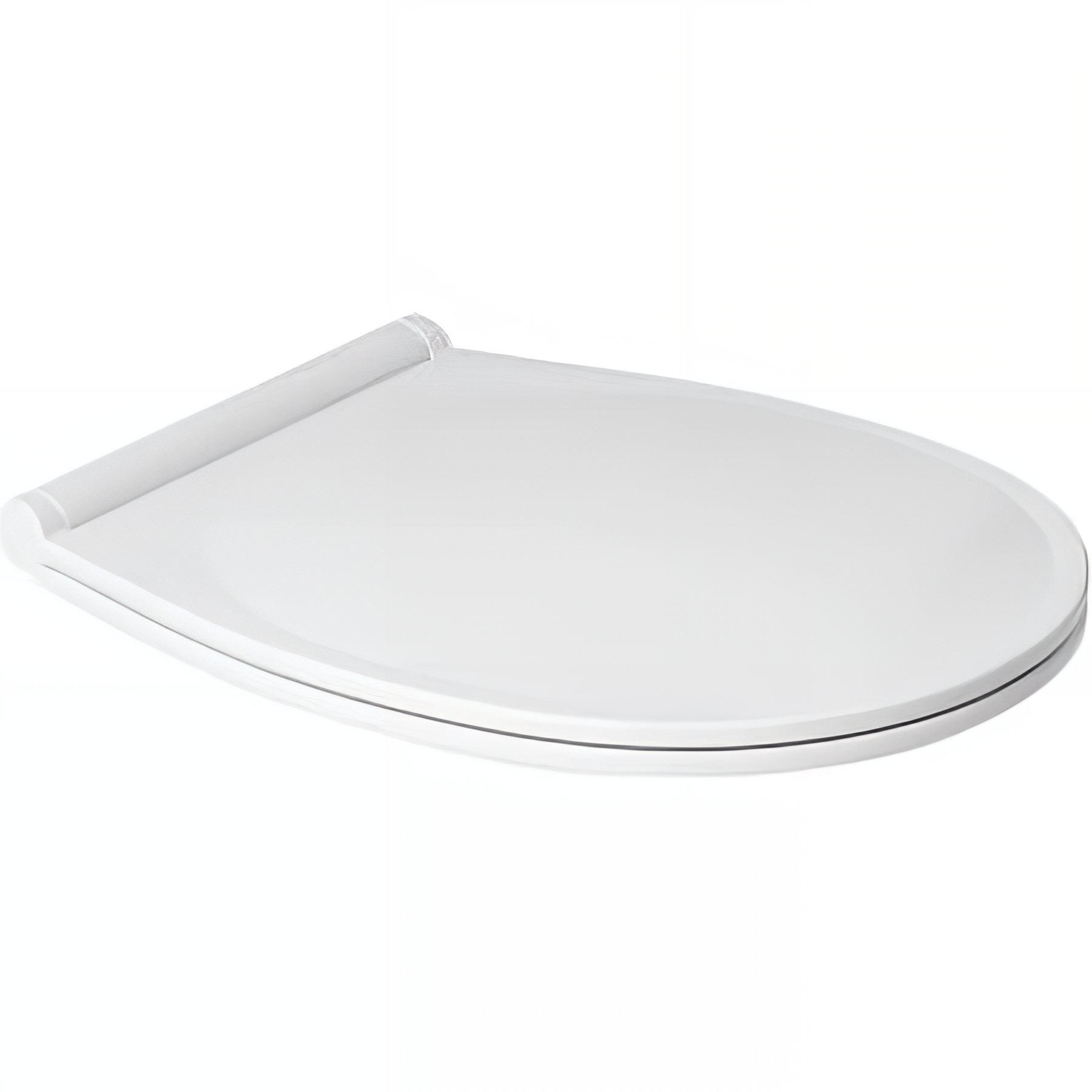 Abattant WC SanProject déclipsable slow close frein de chute couleur blanc et chrome