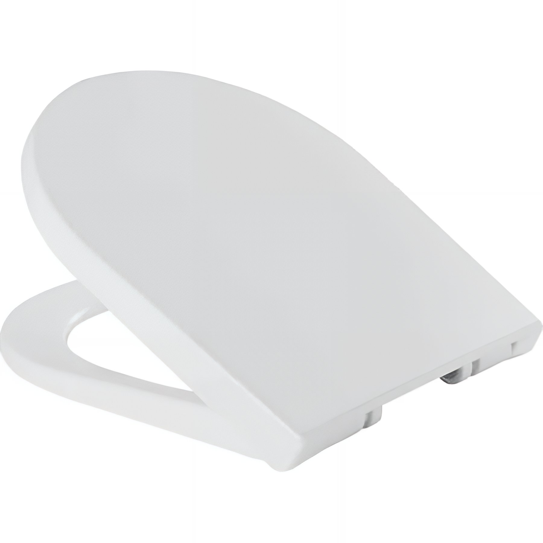 Abattant WC déclipsable UrbY chrome couleur blanc