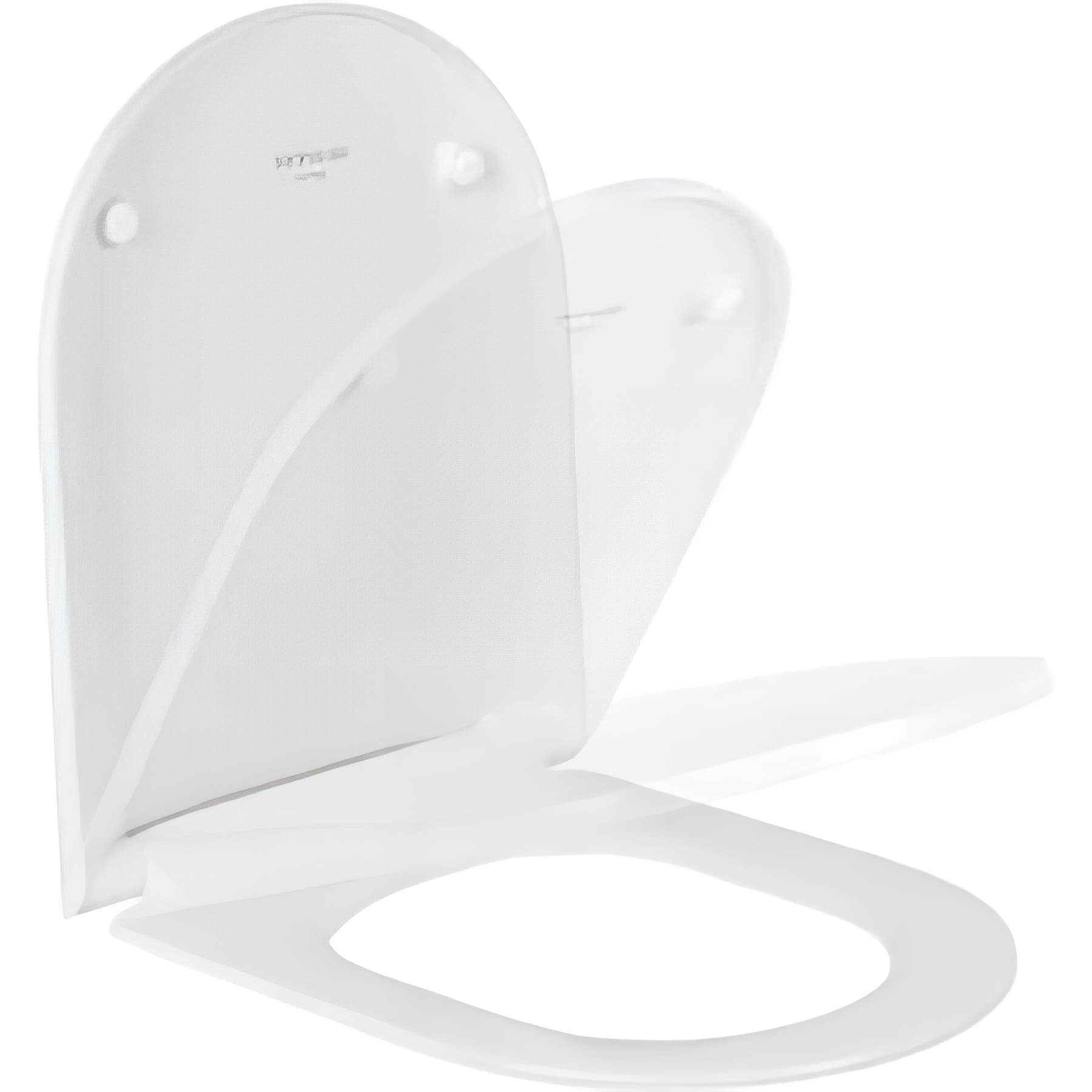 Abattant WC Winner easyclip slow close frein de chute couleur blanc et chrome