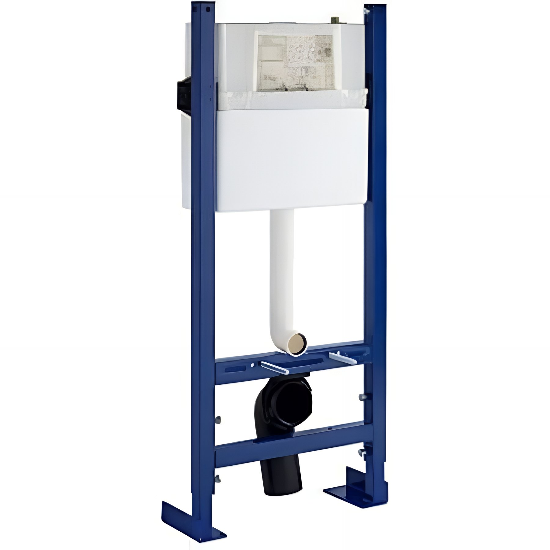 Bâti support SANFIx autoportant avec Réservoir de WC décharge latérale pour Cuvette de WC suspendue  