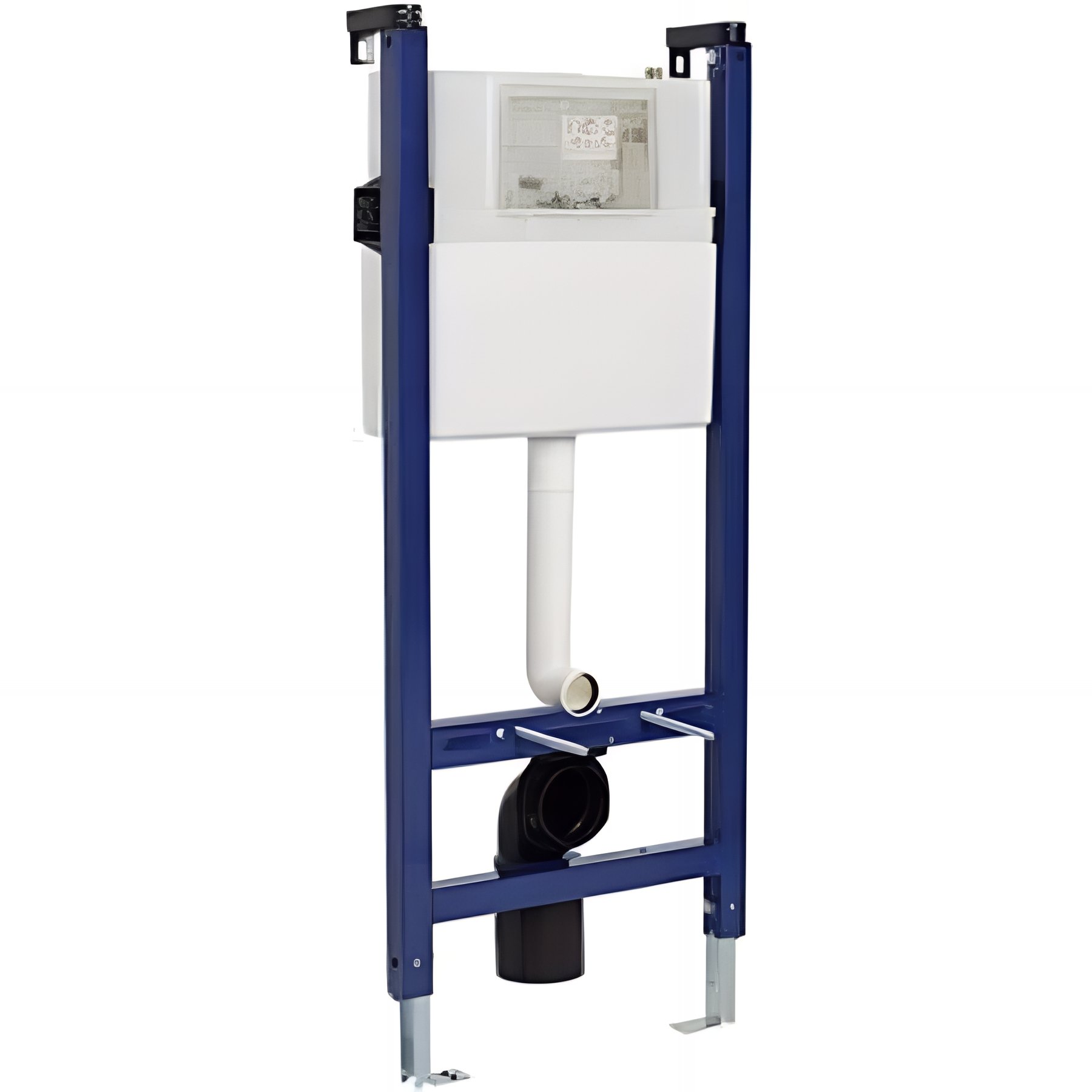 Bâti support SANFIx avec Réservoir de WC céramique traditionnelle SANINDUSA décharge latérale pour Cuvette de WC suspendue 