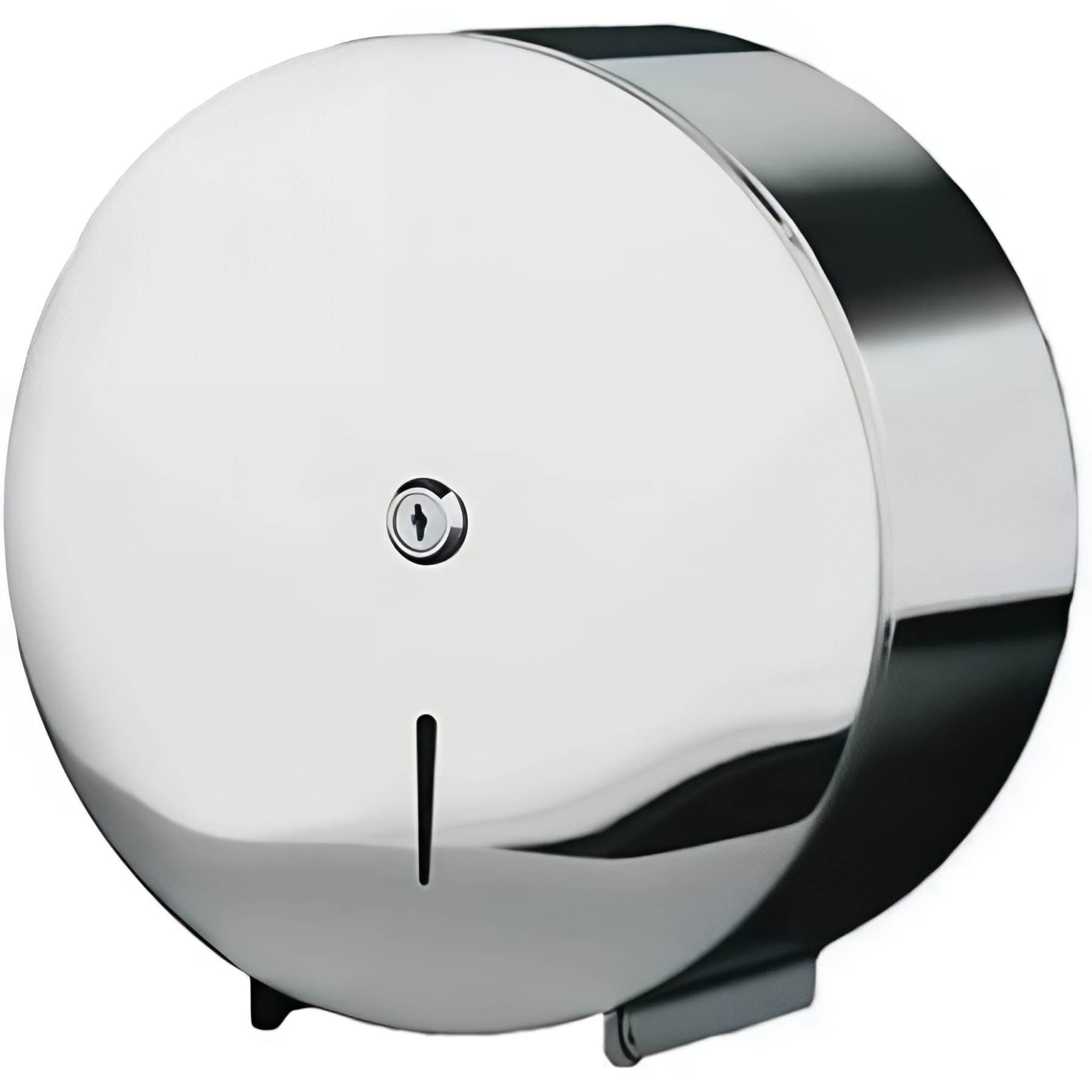 Distributeur papier hygiénique professionnel pour sanitaire public WC chrome   