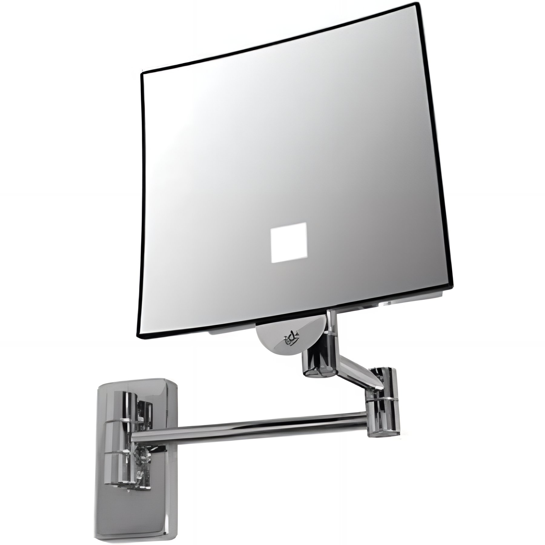 Miroir de salle de bain grossissant SANINDUSA lumineux chrome    