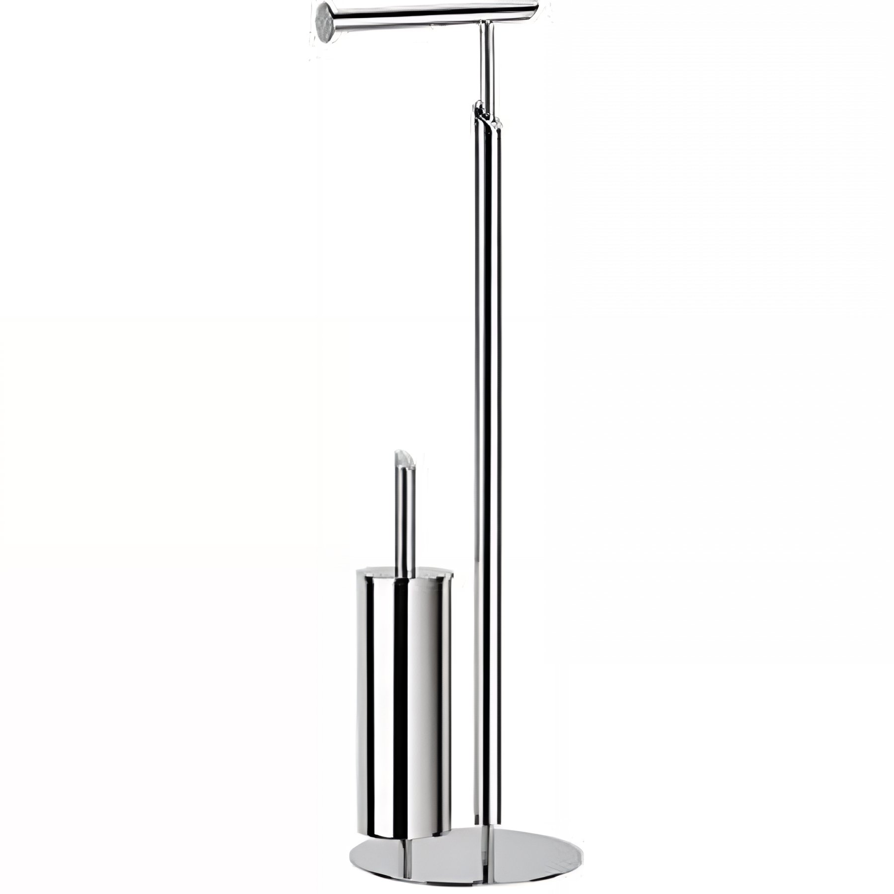 Porte papier WC SANINDUSA toilette avec Porte balayette WC Essential ch.    