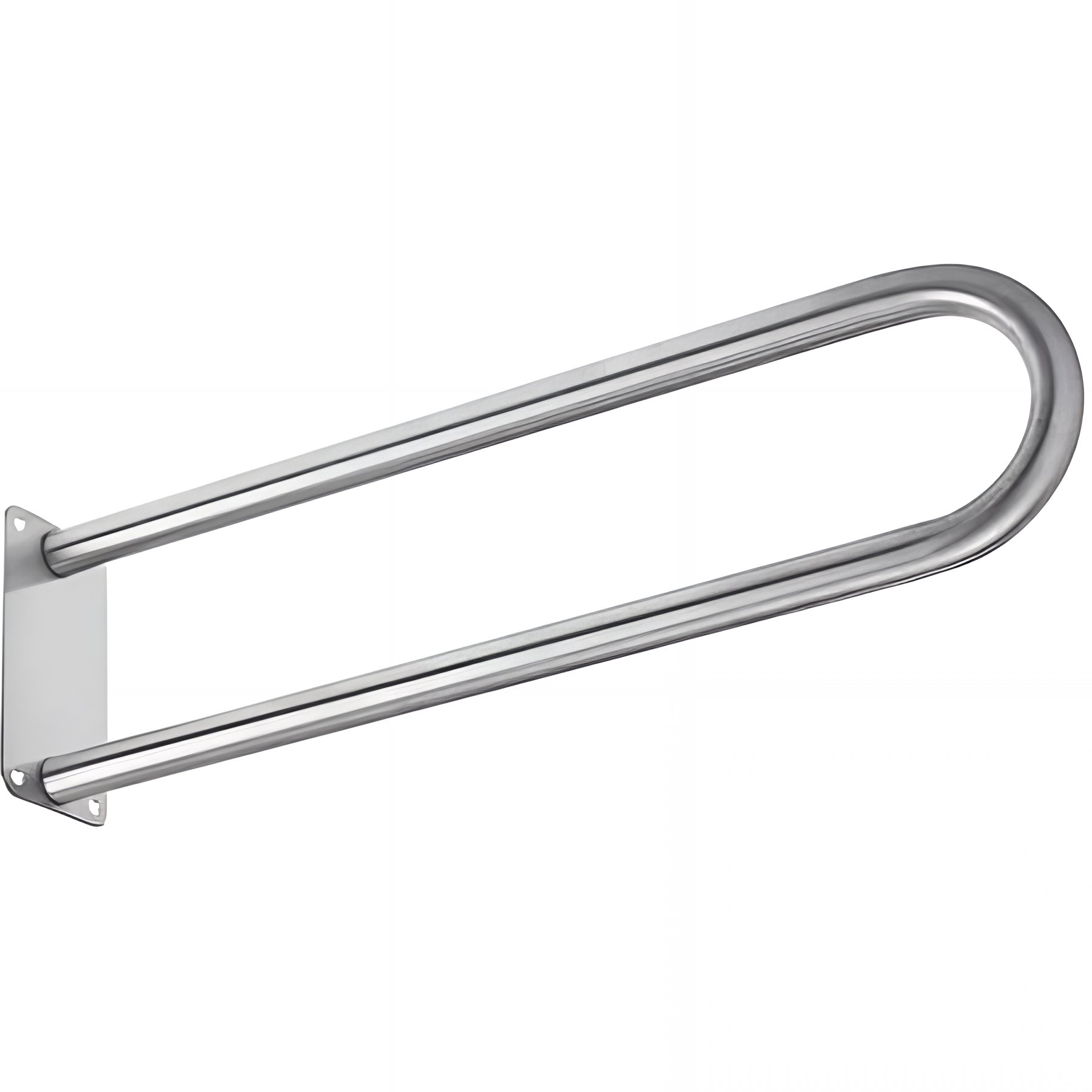 Barre murale 80 PMR normes handicapé SANINDUSA New WC Care inox brosse