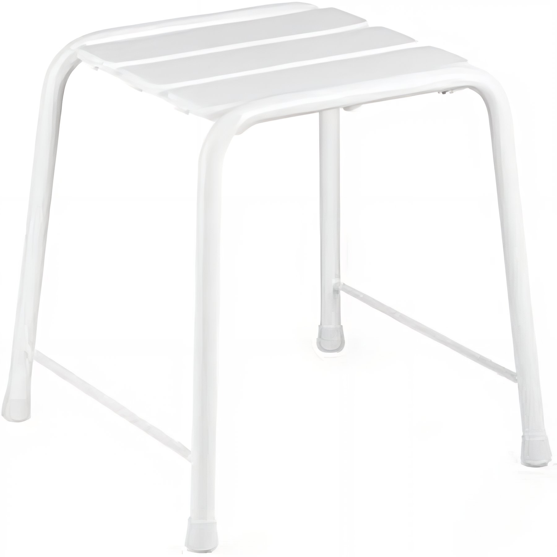 Tabouret de douche PMR normes handicapé SANINDUSA WC care couleur blanc    