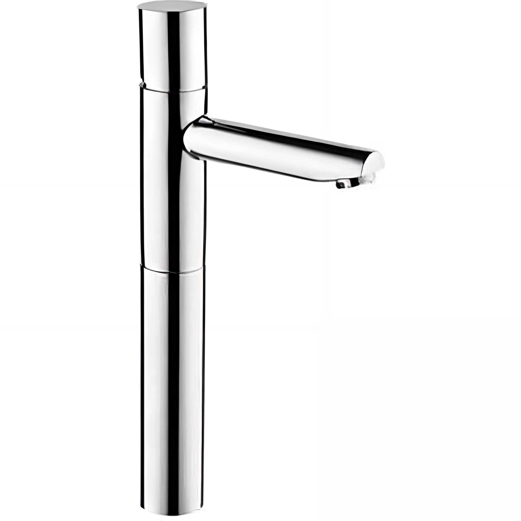 Mitigeur lavabo SANINDUSA corps haut Single Plus chrome pour vasque sur plan