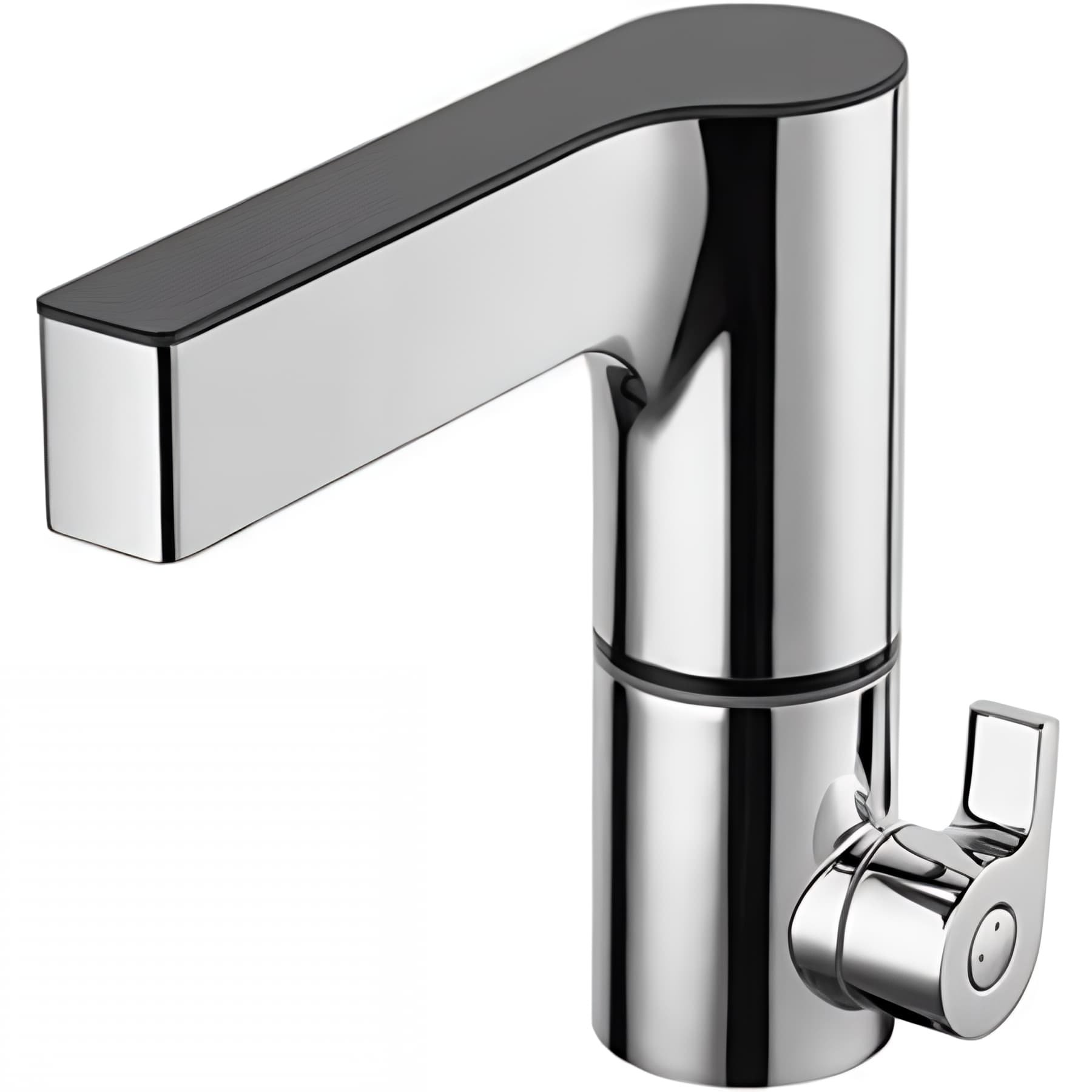 Mitigeur de lavabo tactile SANINDUSA distributeur de savon automatique intégré au mitigeur Two Care chromé
