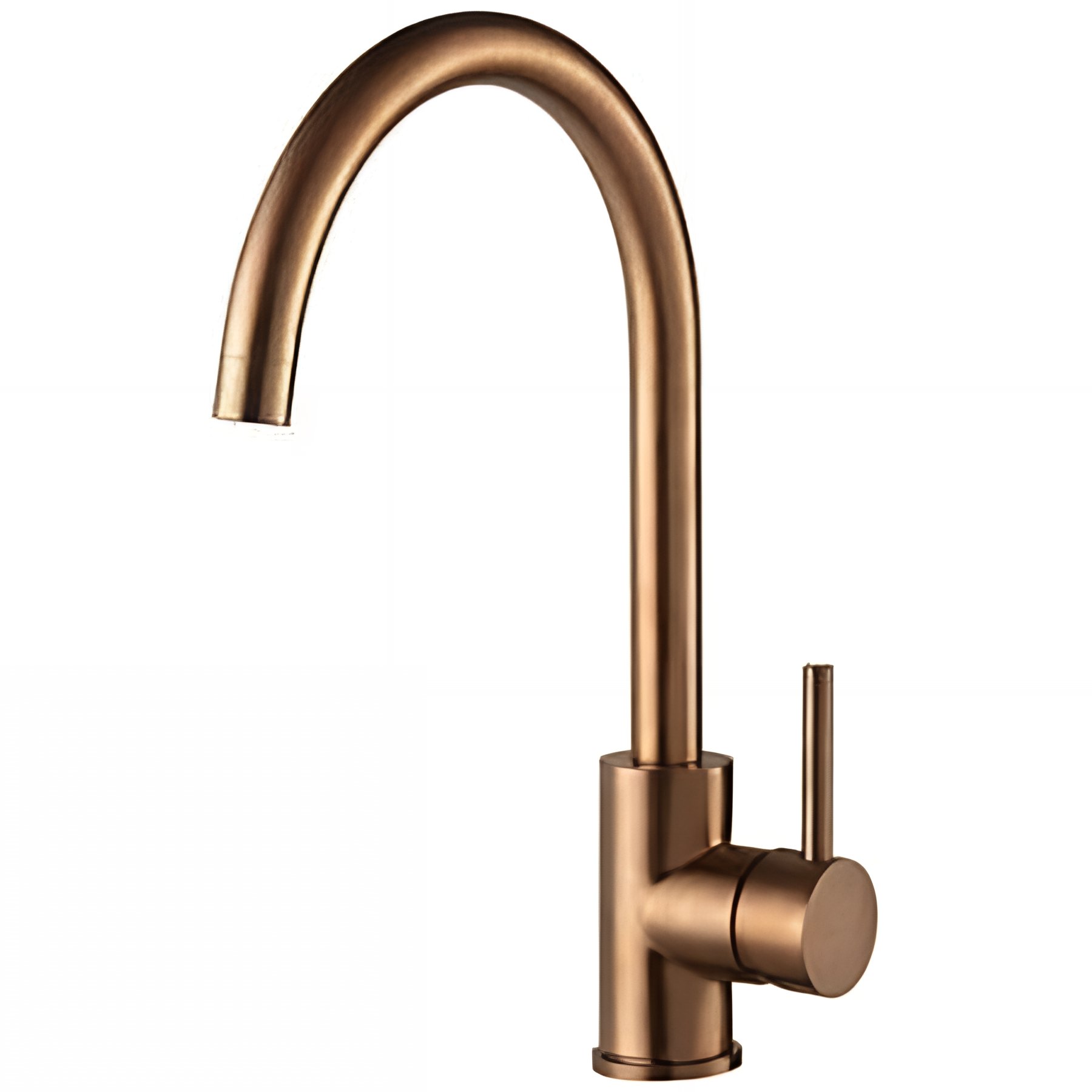Mitigeur Evier SANINDUSA avec bec orientable Kopa Arc inox brosse   