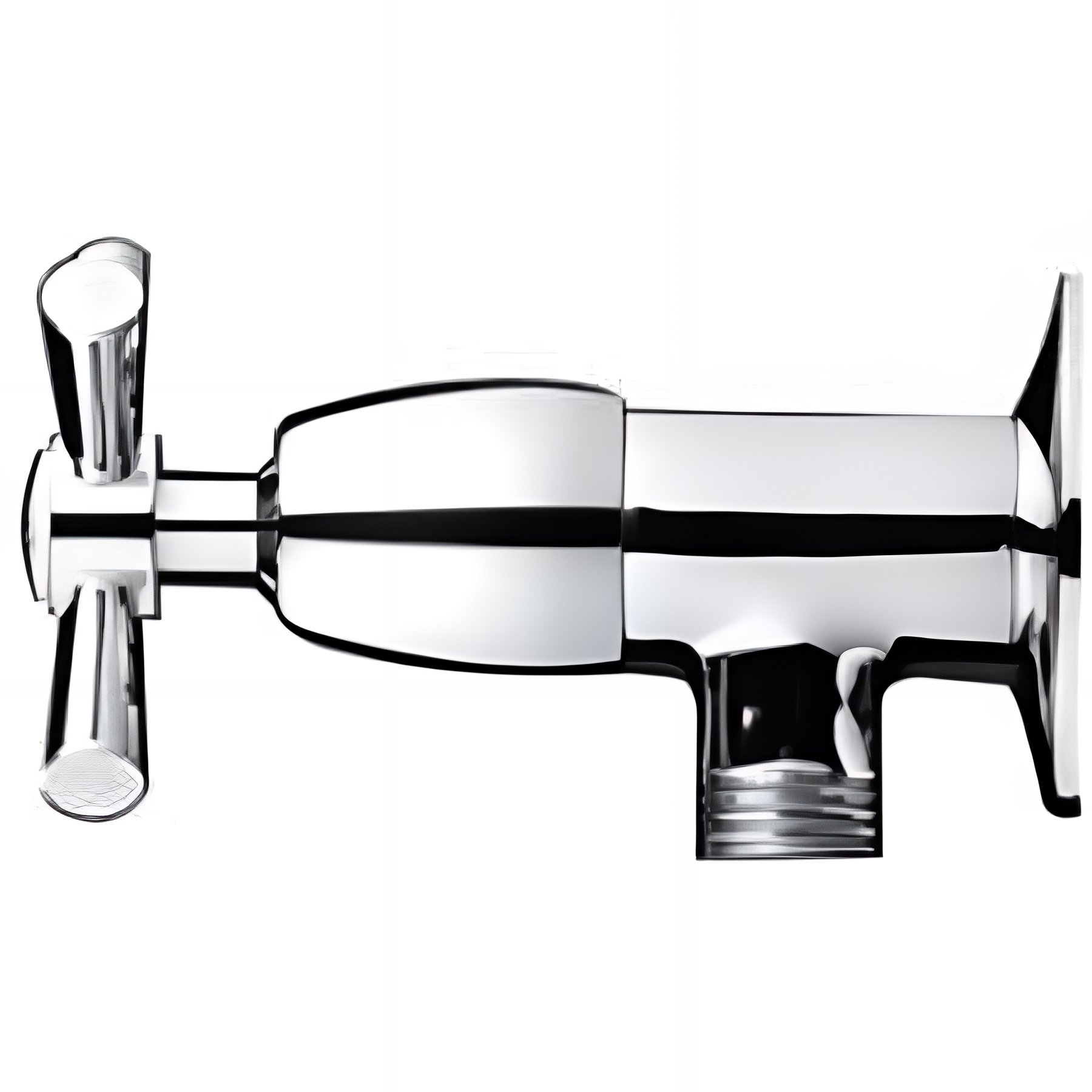 Robinet équerre Rimini 1/2x1/2 chrome    
