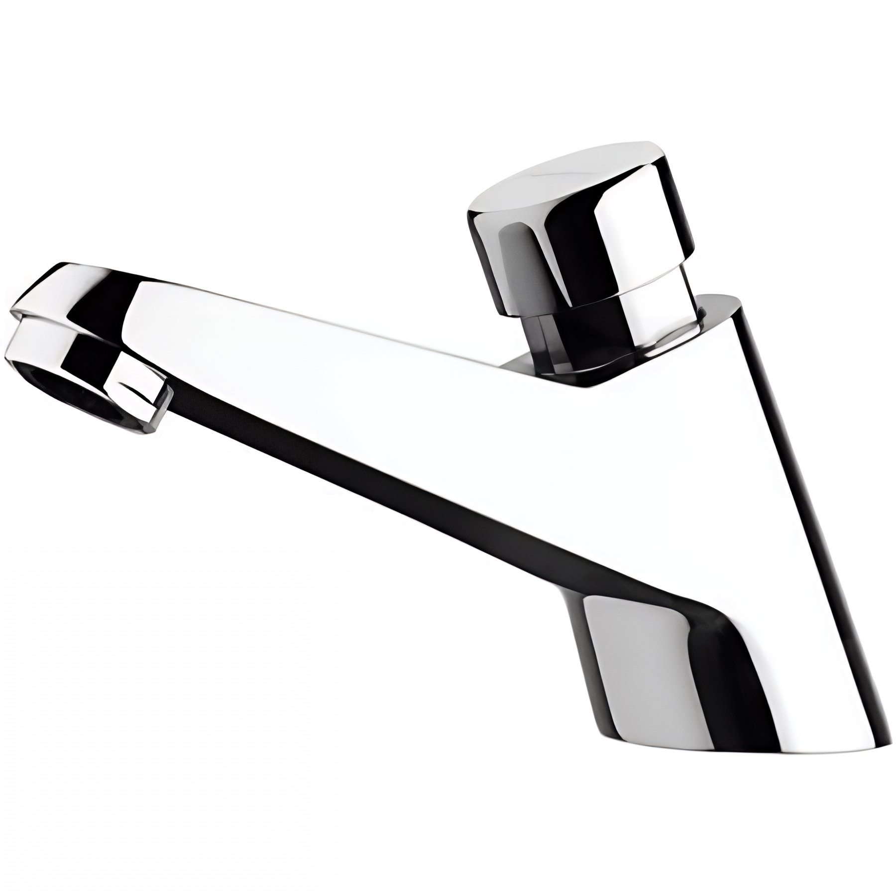 Robinet temporise SANINDUSA Eco pour lavabo sans vidage chrome