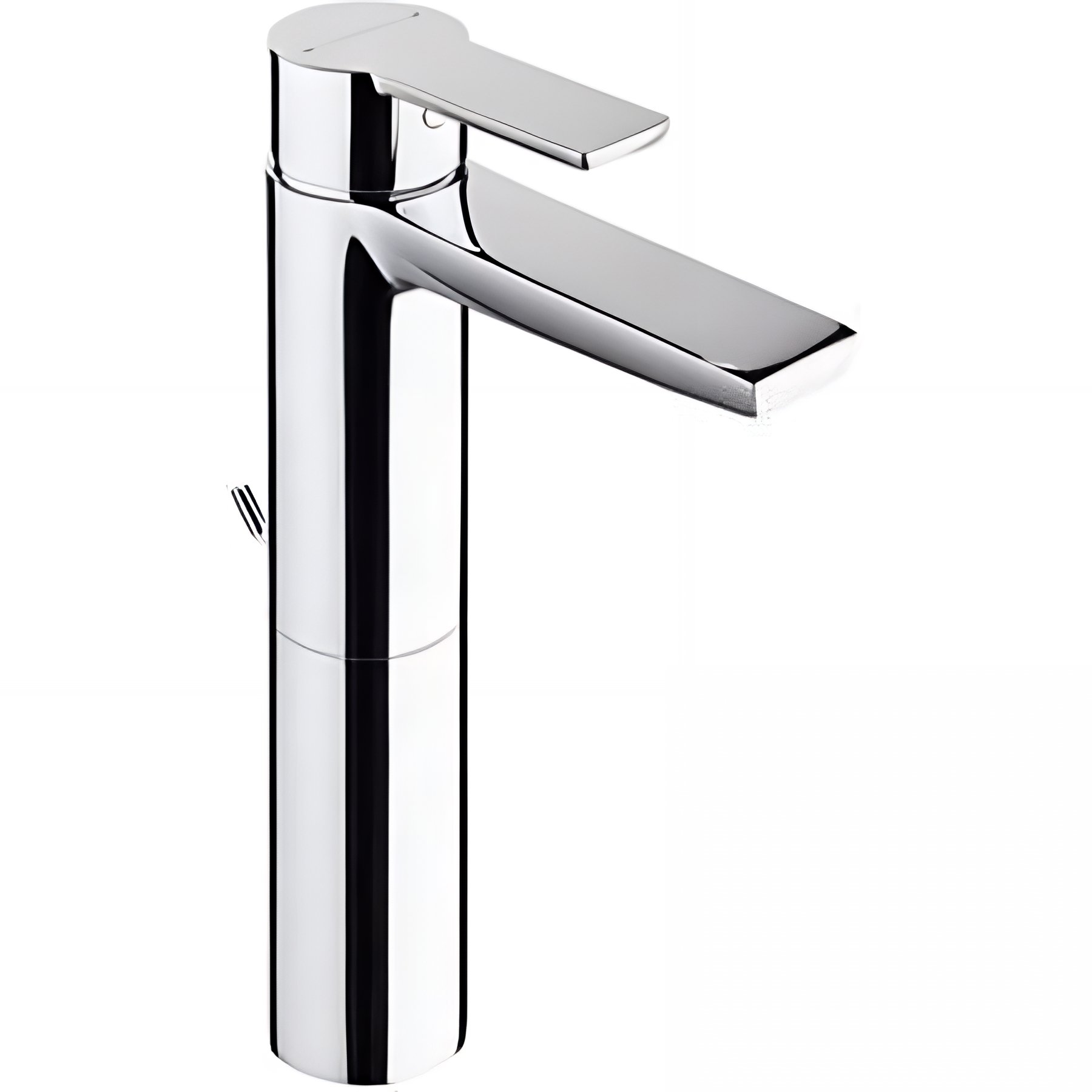 Mitigeur lavabo SANINDUSA Master 40 corps haut pour pose sur plan avec vidage chrome