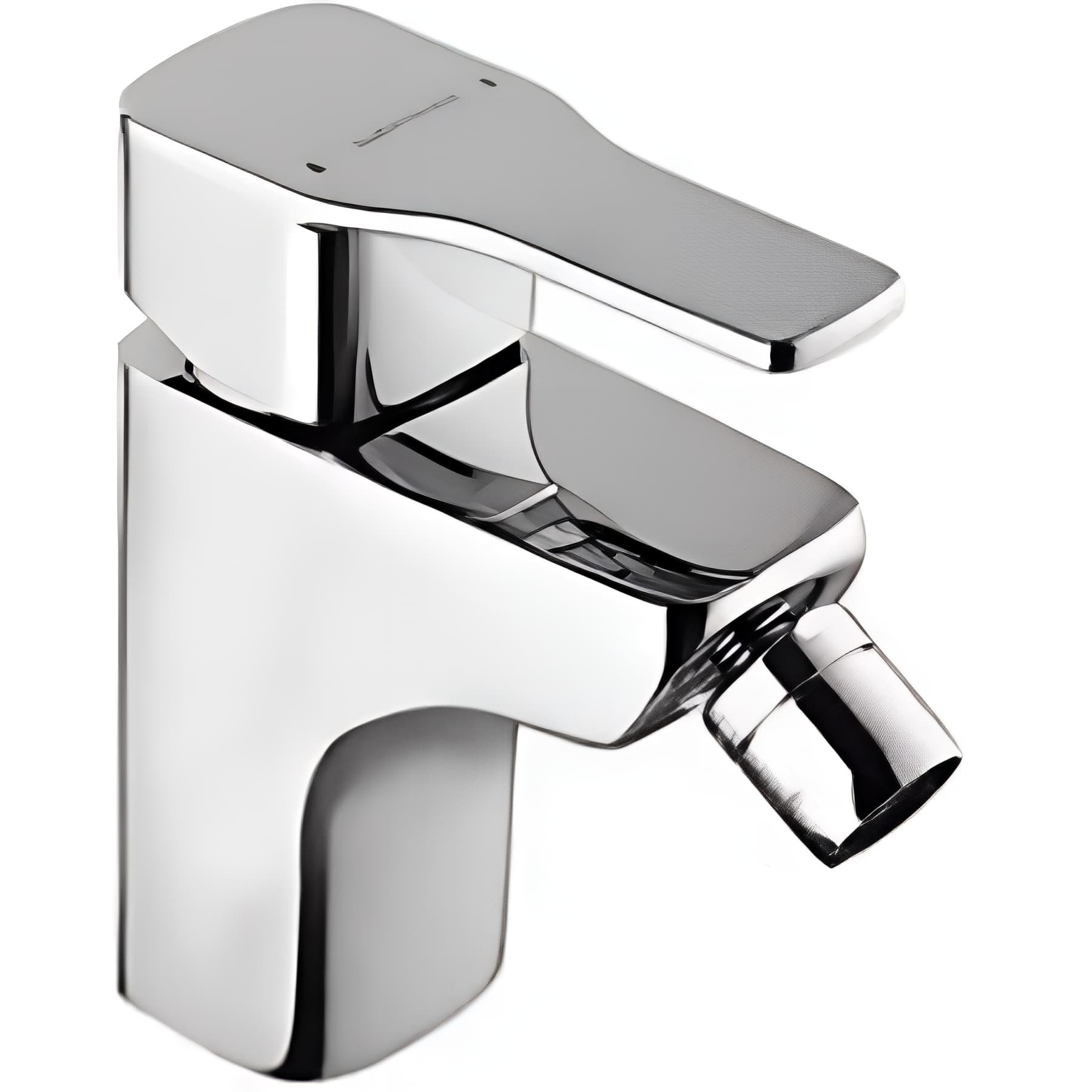 Mitigeur bidet SANINDUSA Alfa céramique traditionnelle SANINDUSA a poser au sol Advance sans vidage chrome