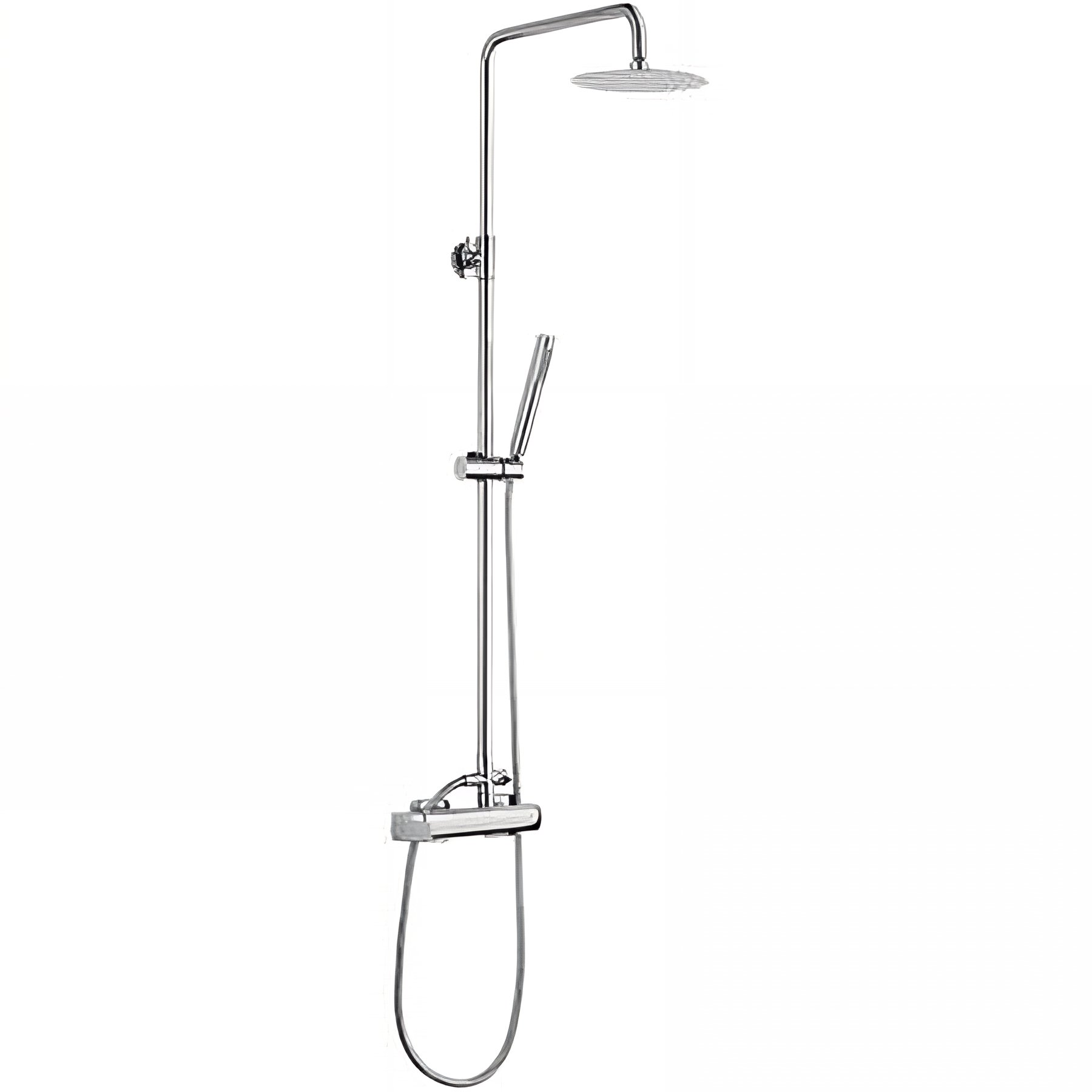 Colonne de douche télescopique SANINDUSA avec Mitigeur monocommande Advance chrome
